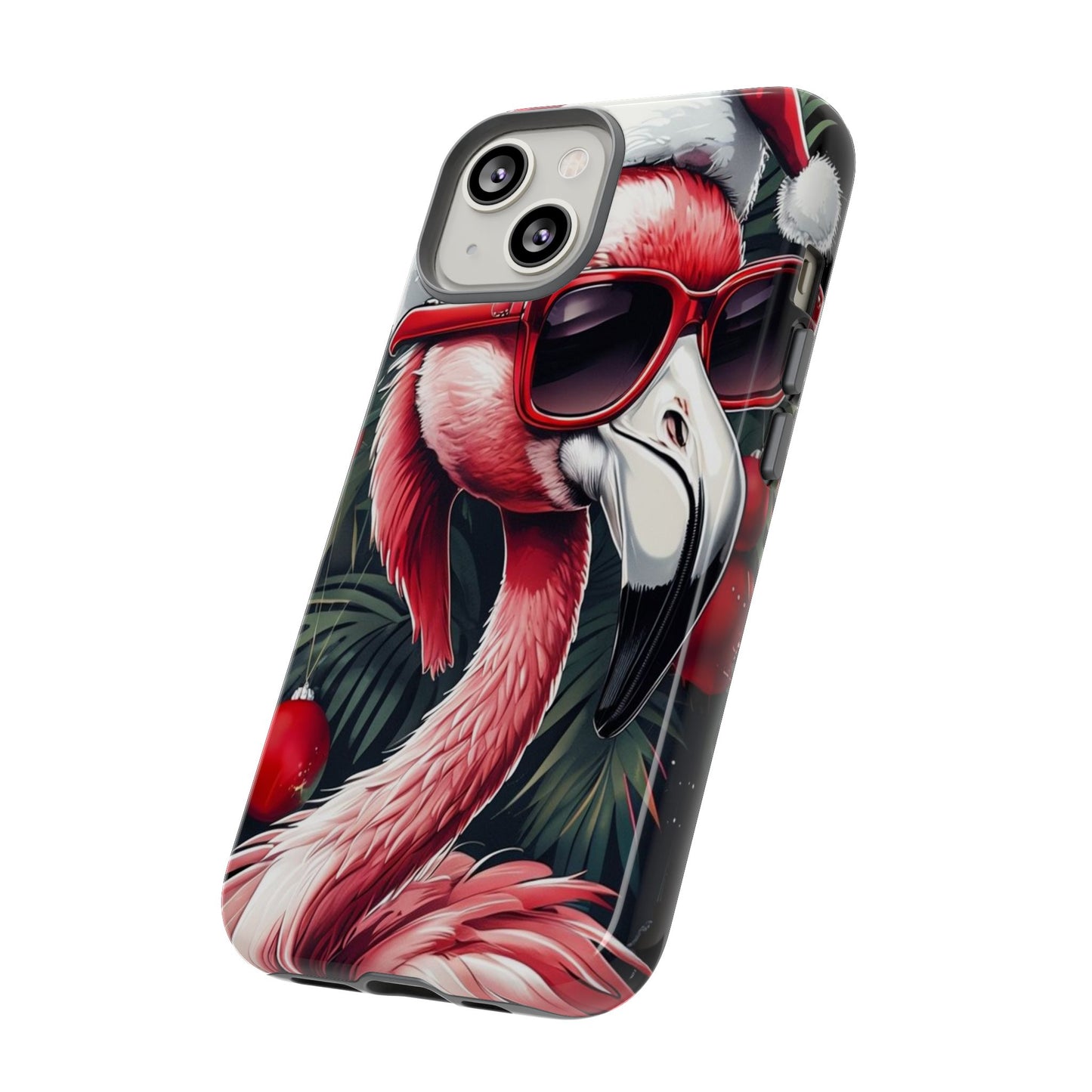 Festive Flamingo Holiday Phone Case