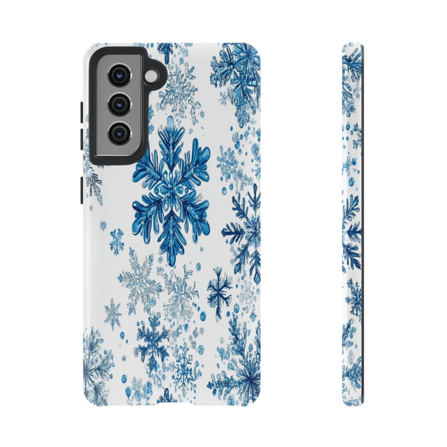 Blue Snowflake Phone Case