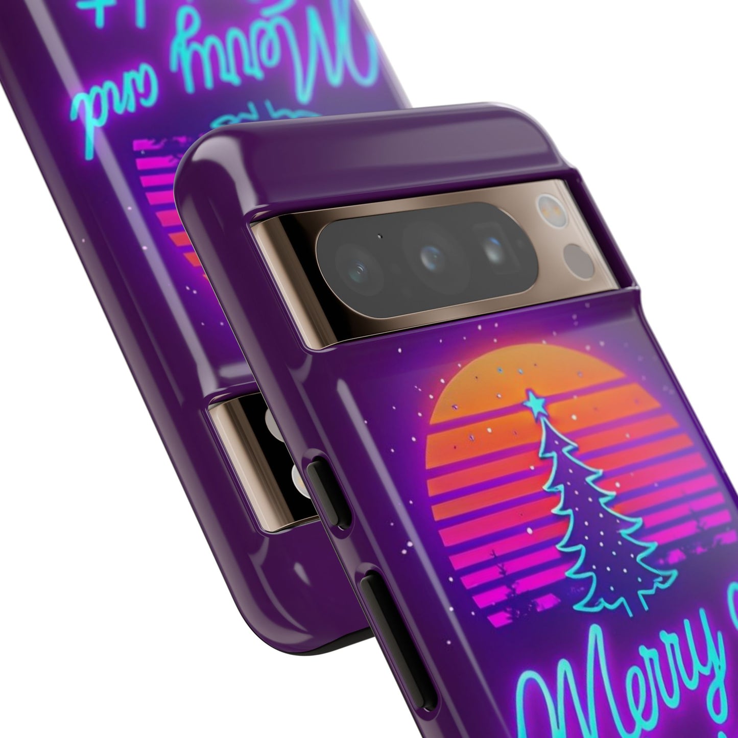 Merry and Bright Neon Phone Case