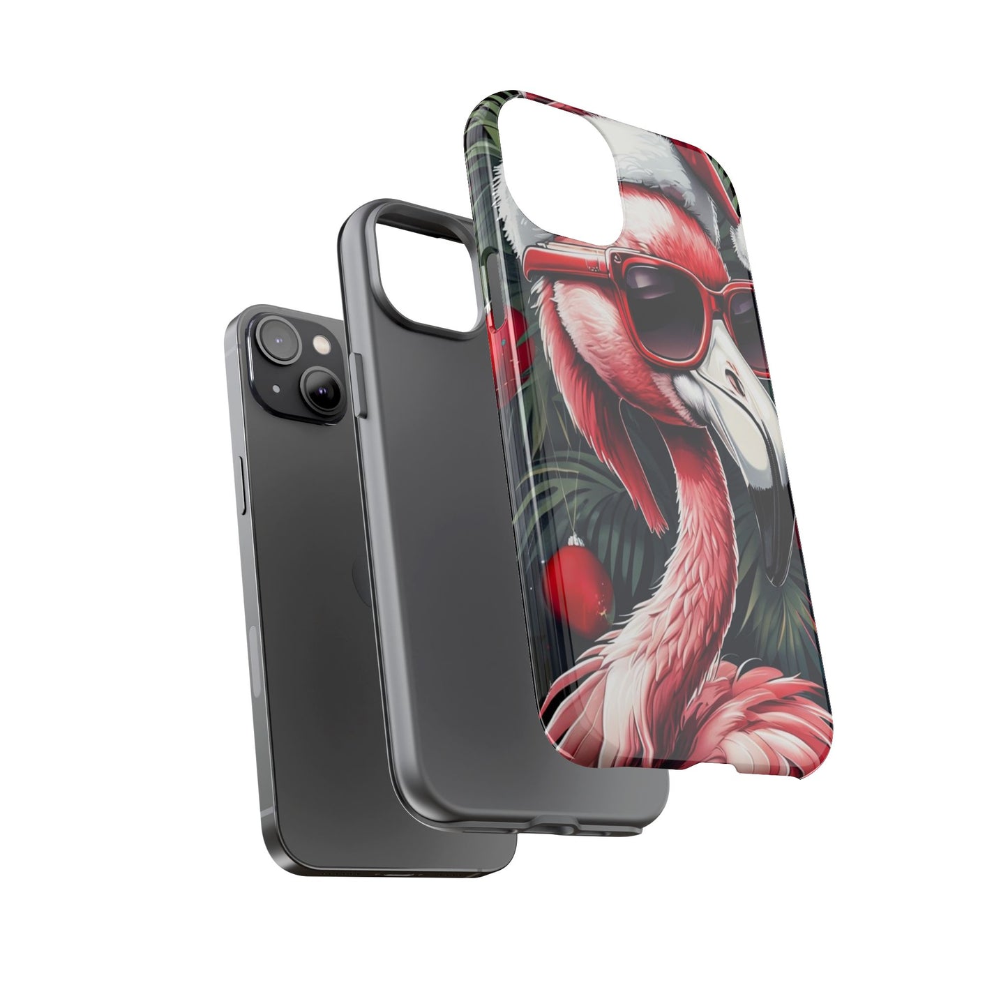 Festive Flamingo Holiday Phone Case