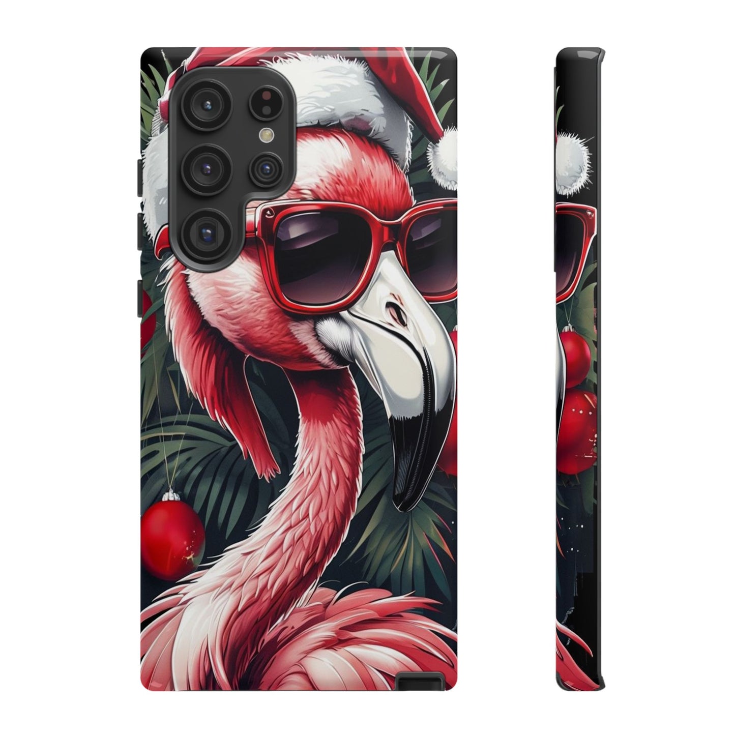 Festive Flamingo Holiday Phone Case