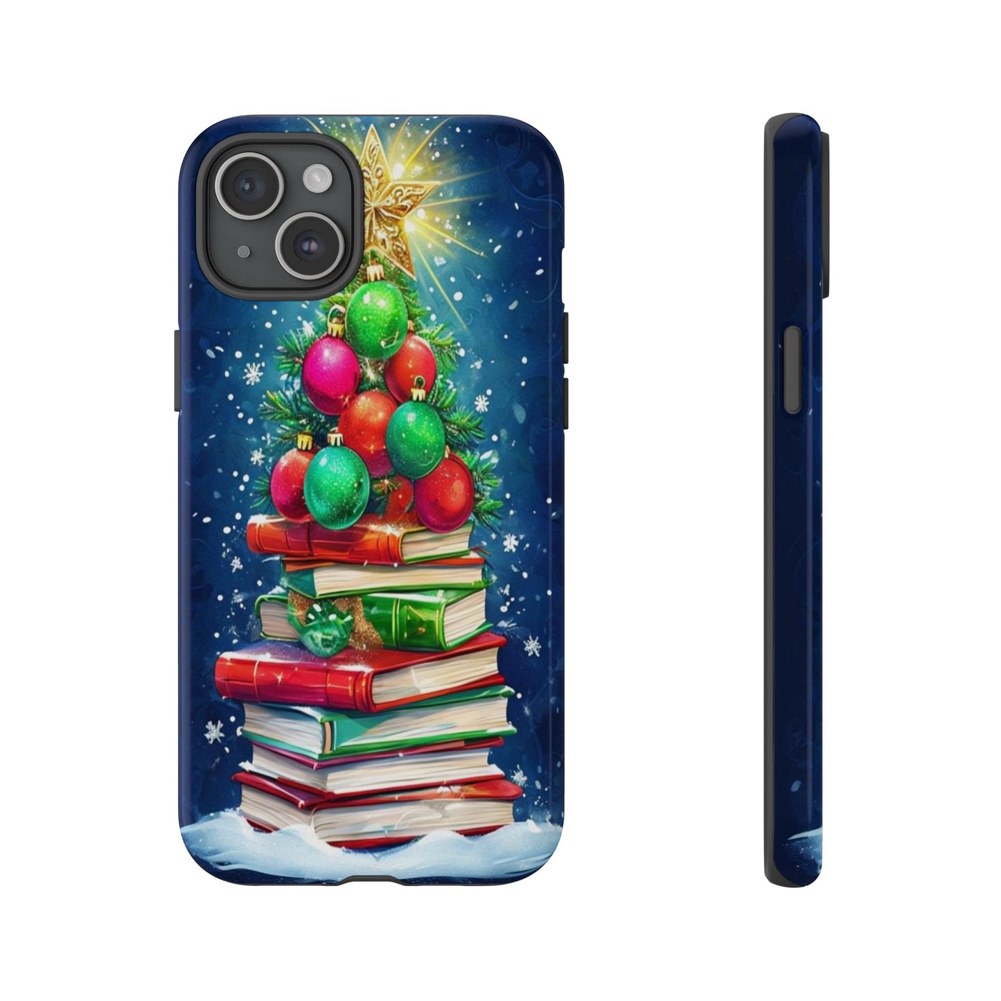 Cute Christmas Books Phone Case