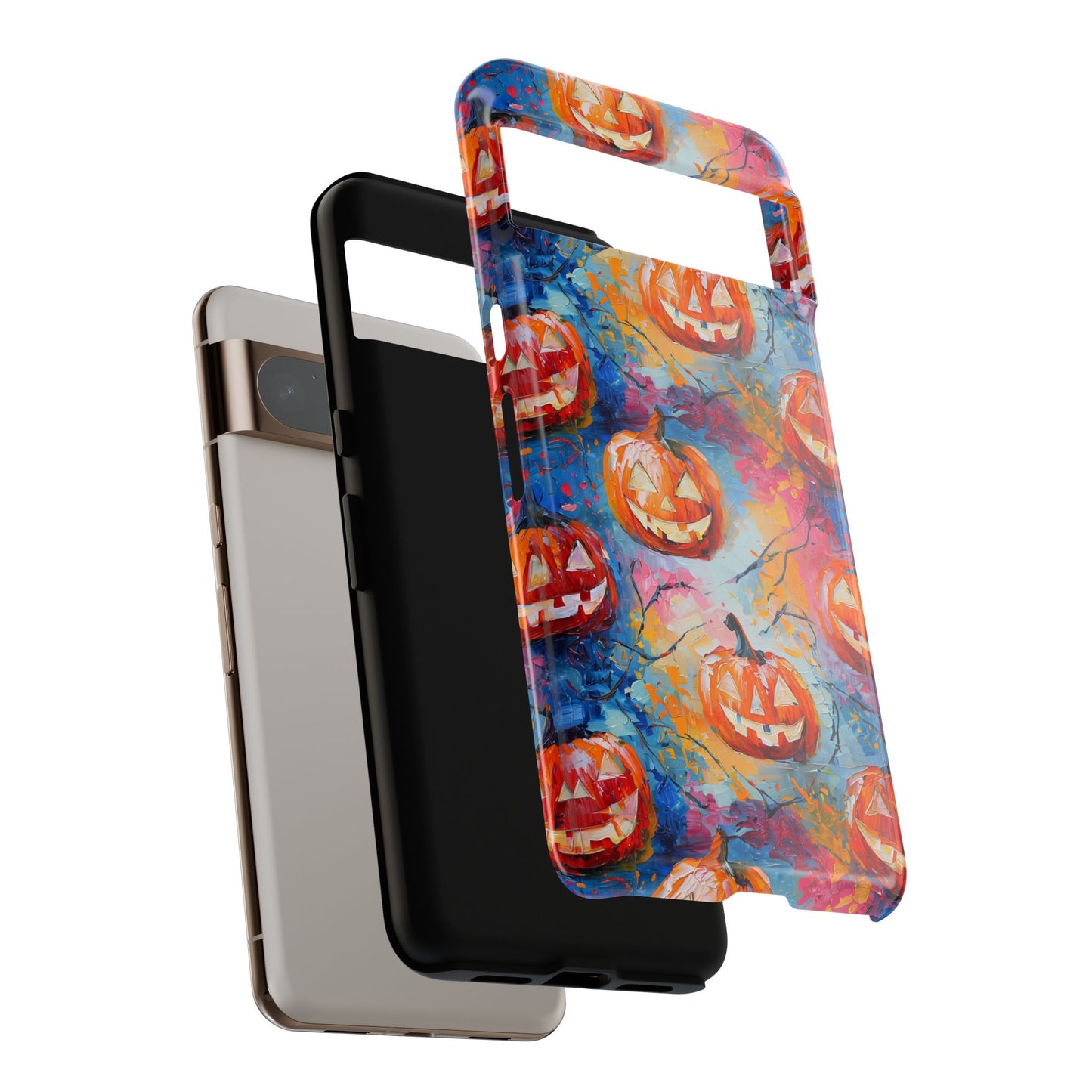 Abstract Jack-O-Lantern Phone Case