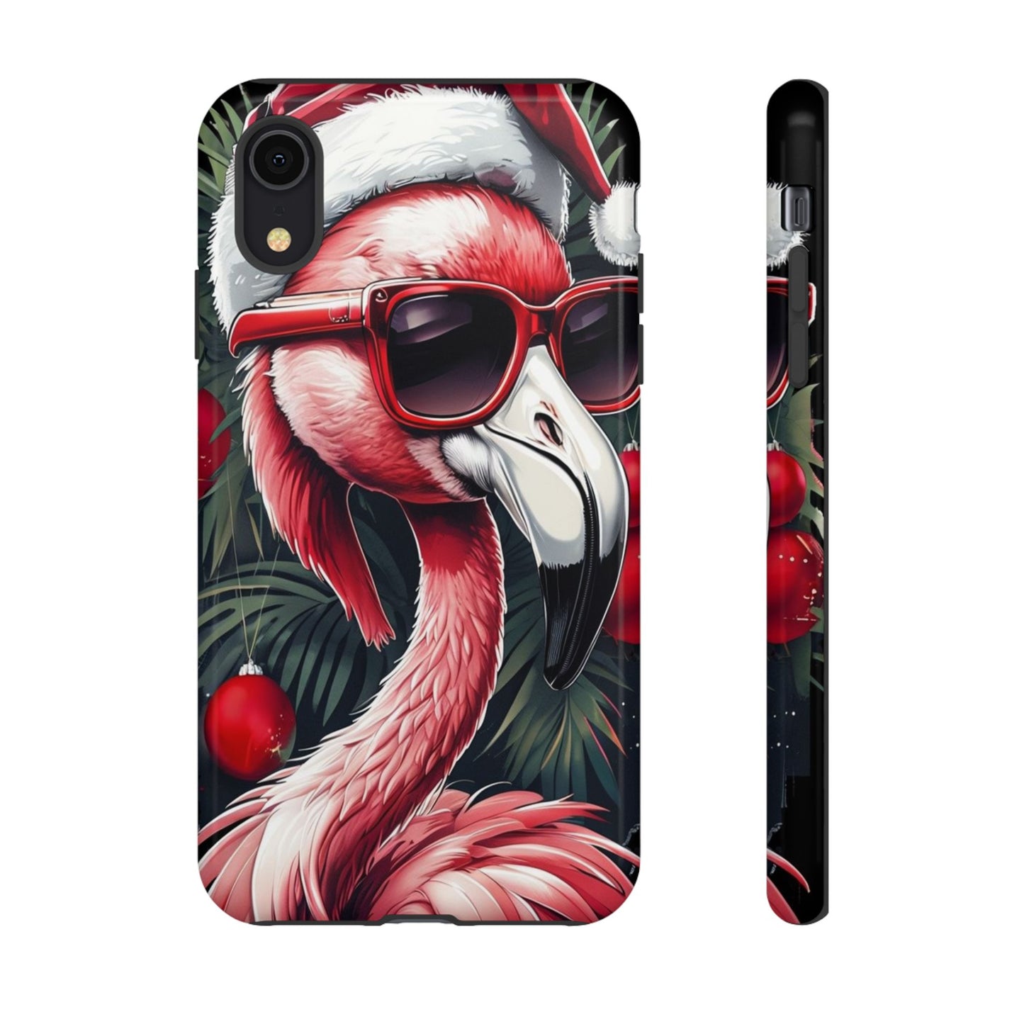 Festive Flamingo Holiday Phone Case