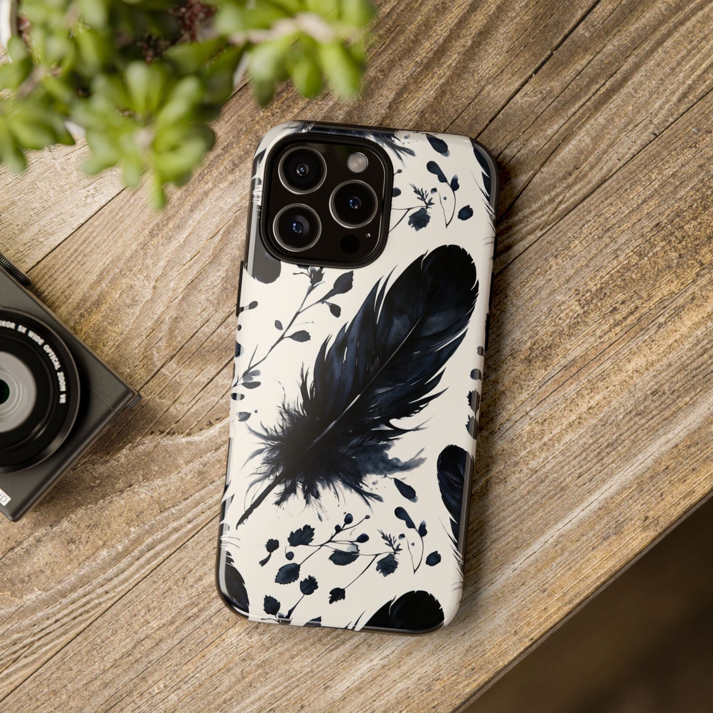 Raven Feather Phone Case