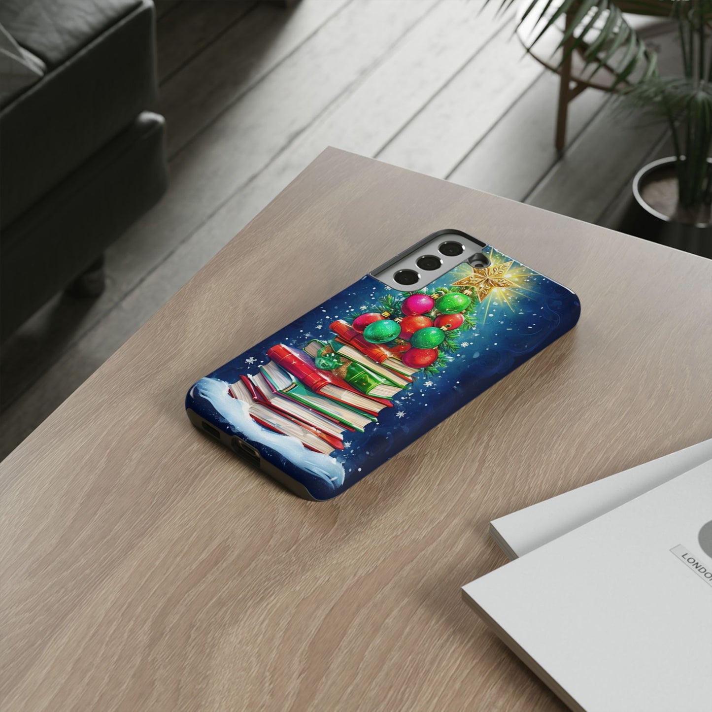 Cute Christmas Books Phone Case