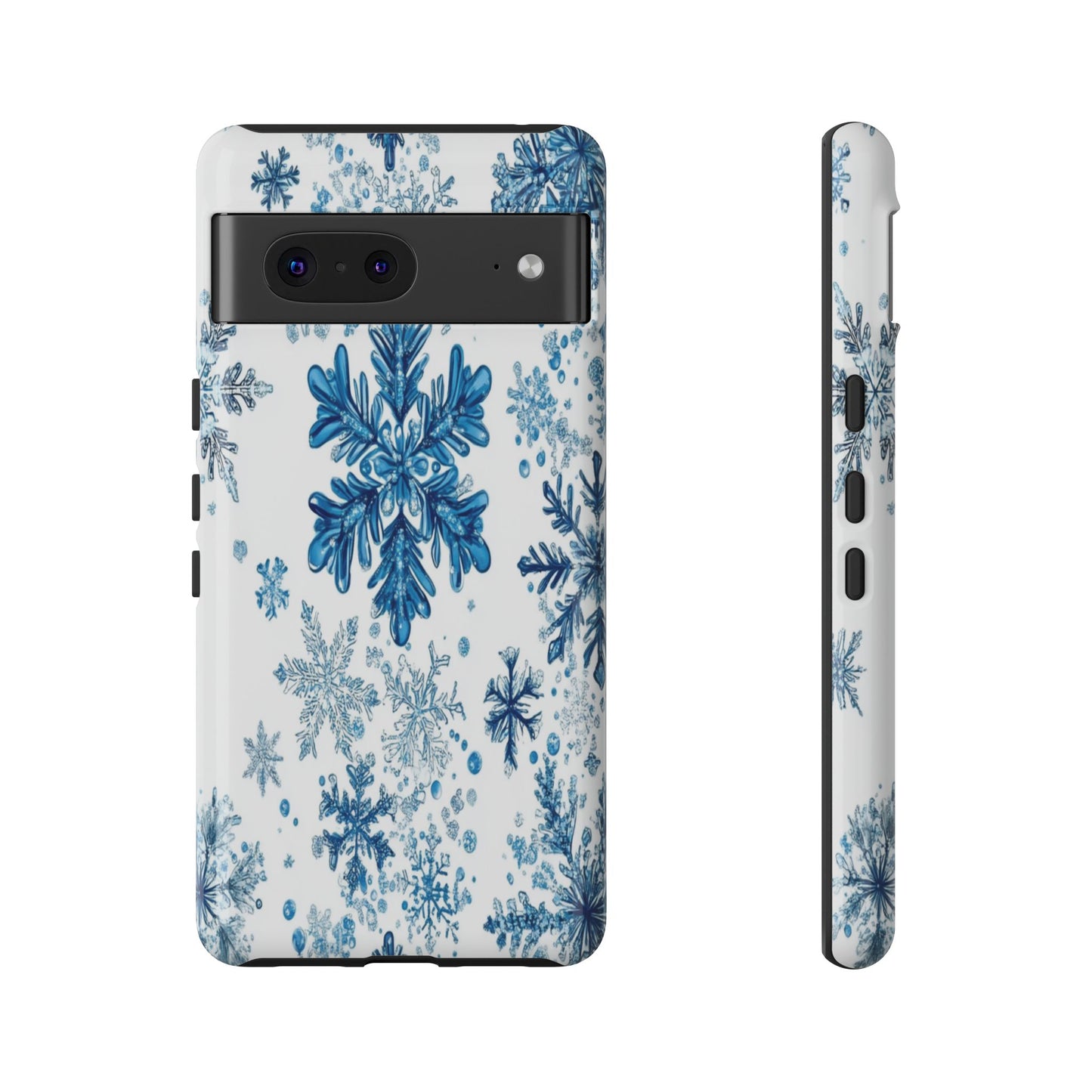 Blue Snowflake Phone Case