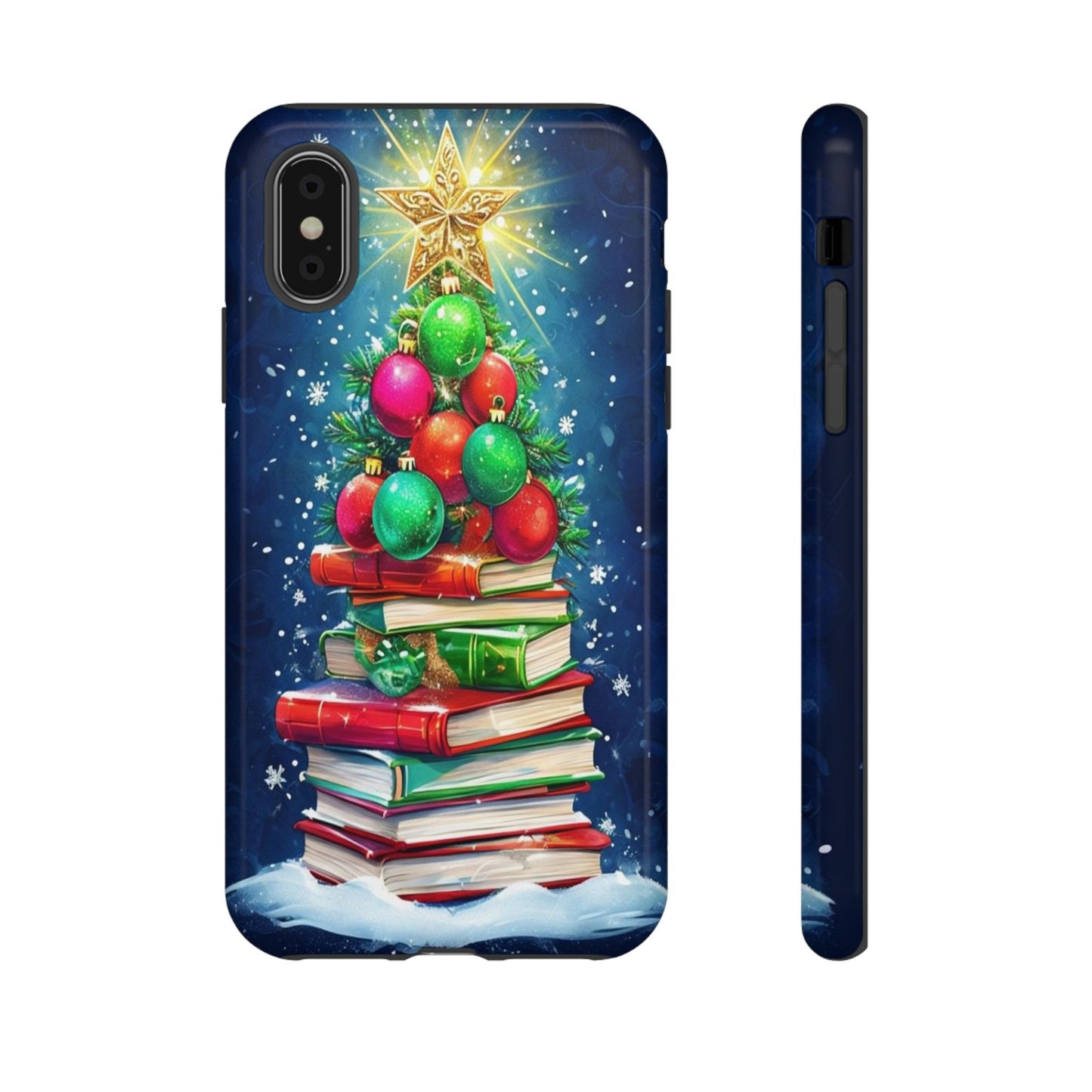 Cute Christmas Books Phone Case