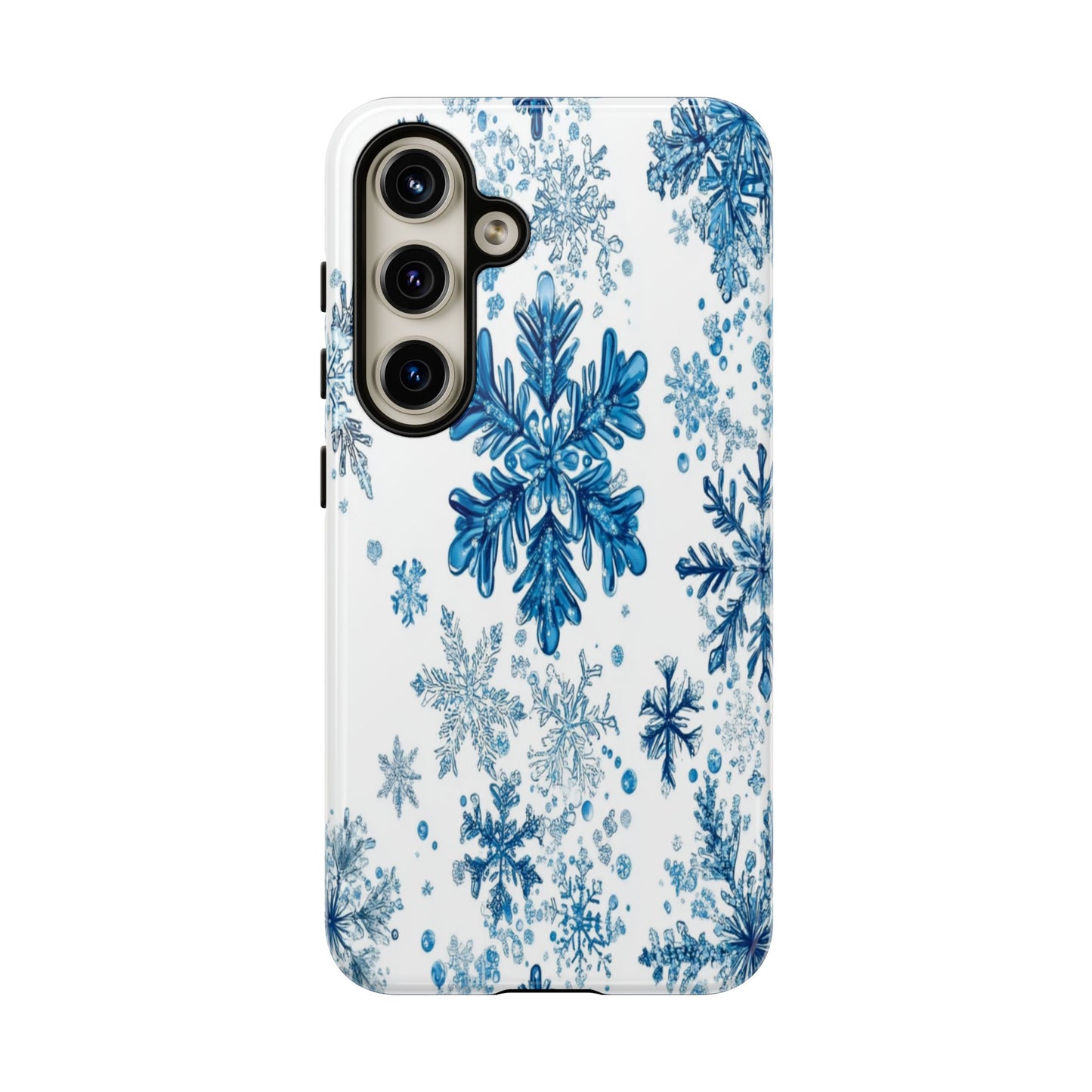 Blue Snowflake Phone Case