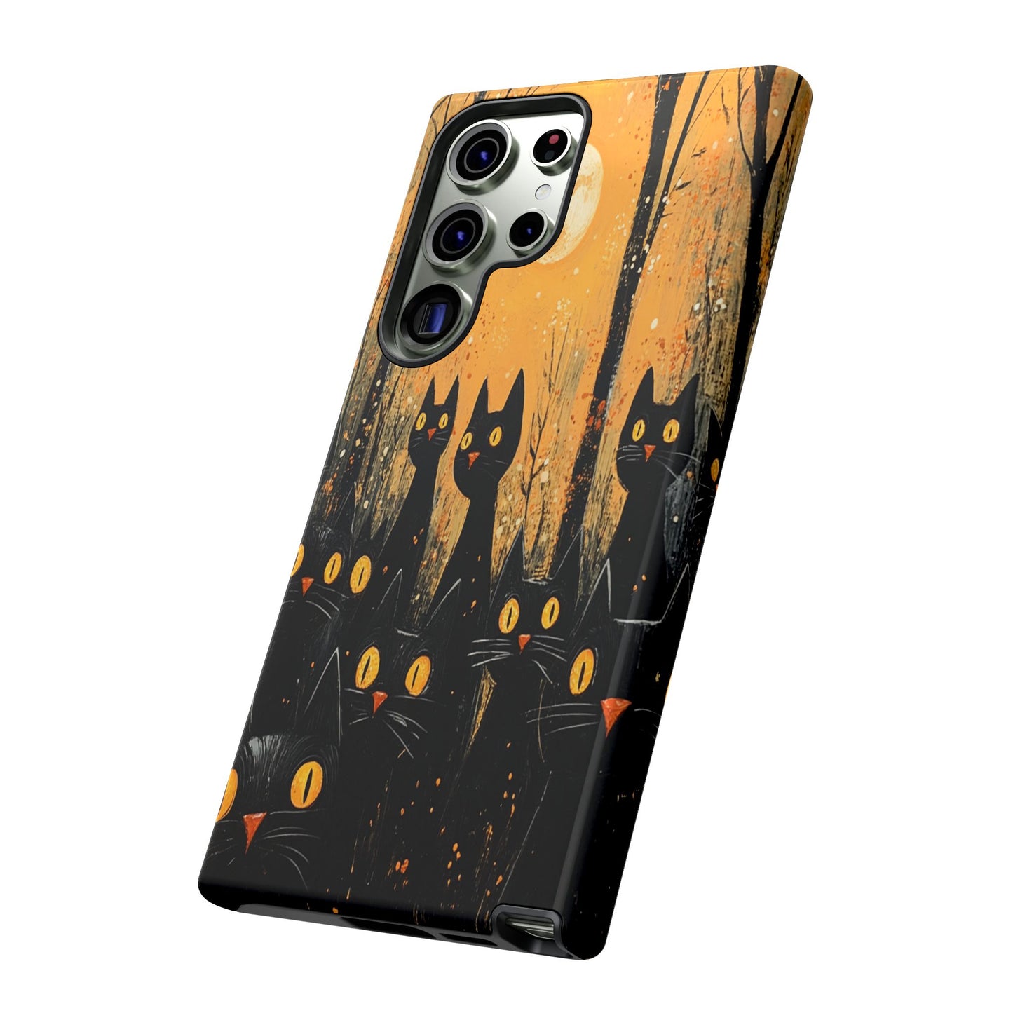 Midnight Whiskers Phone Case