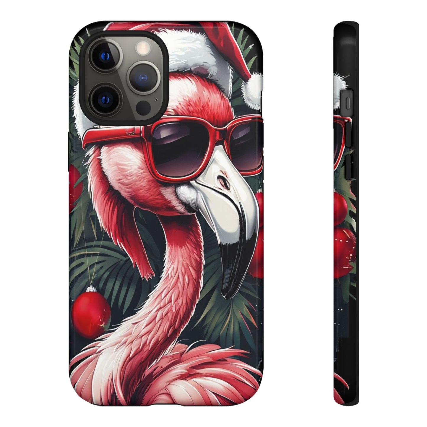 Festive Flamingo Holiday Phone Case