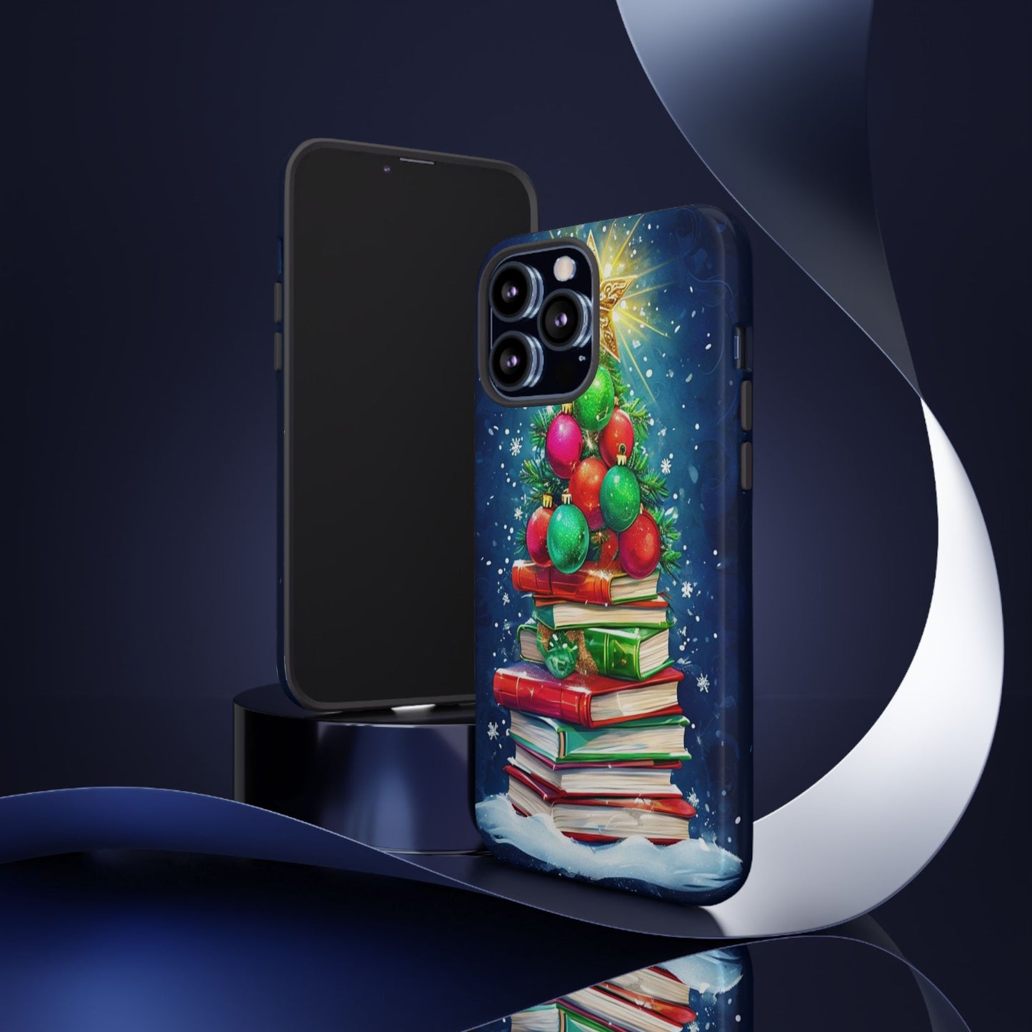 Cute Christmas Books Phone Case