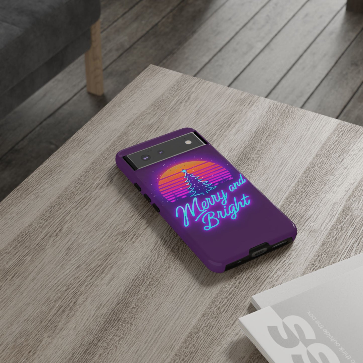 Merry and Bright Neon Phone Case