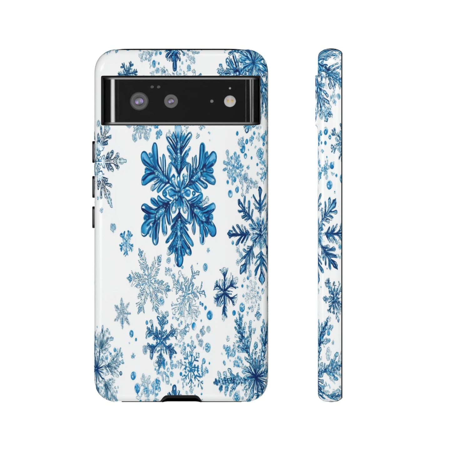 Blue Snowflake Phone Case