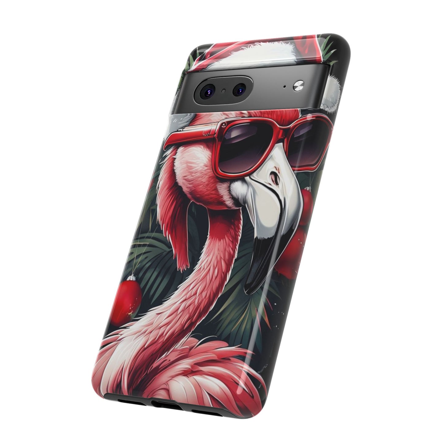 Festive Flamingo Holiday Phone Case