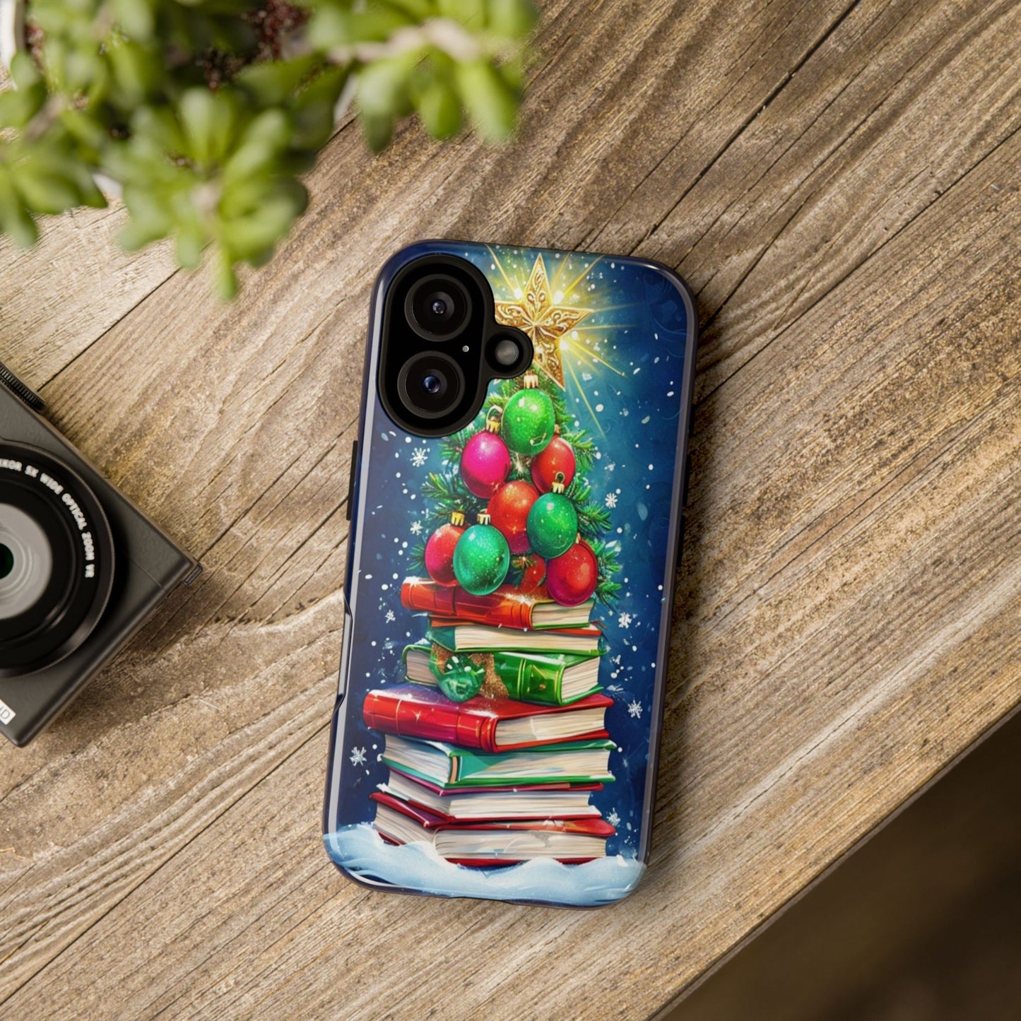 Cute Christmas Books Phone Case