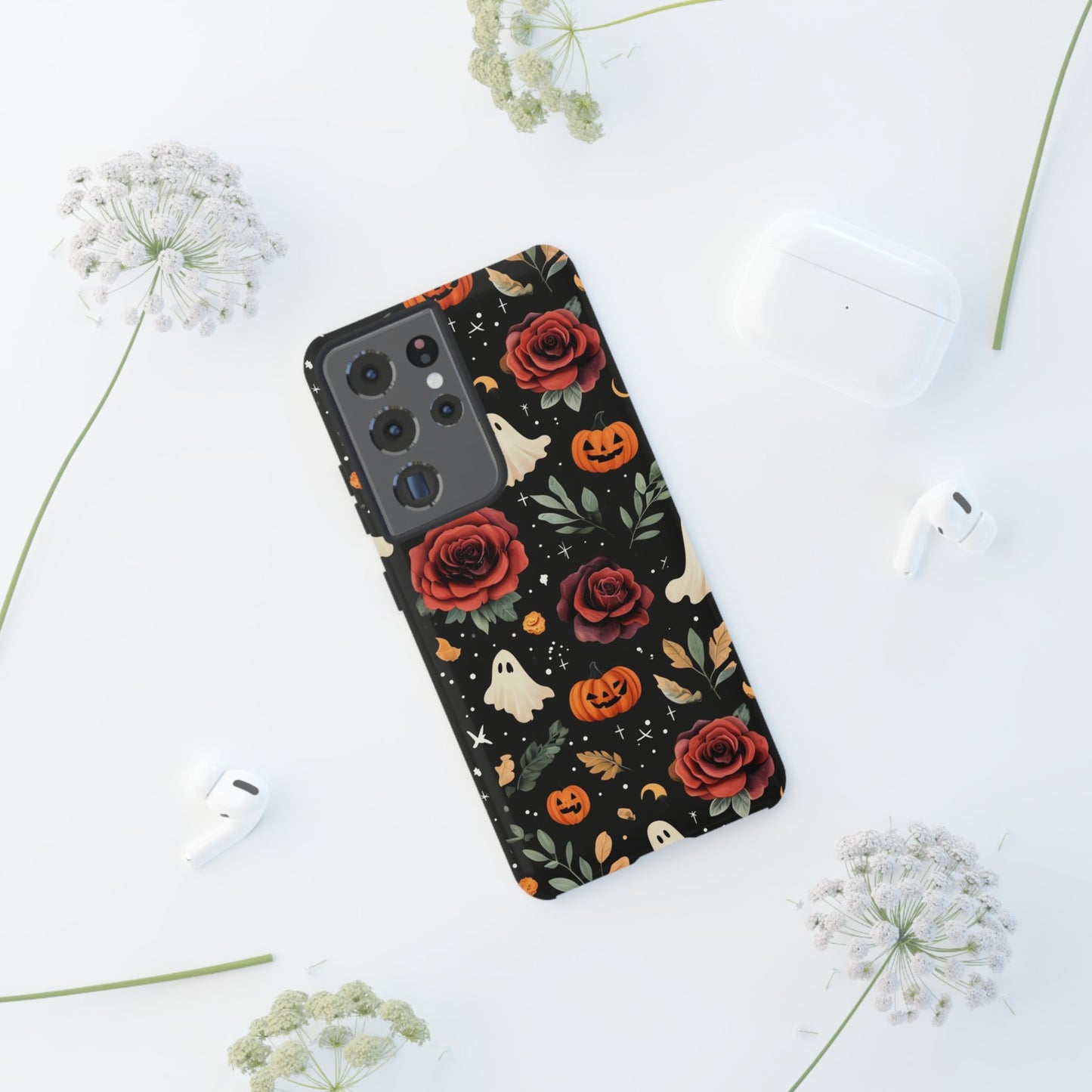 Roses and Ghosts Phone Case