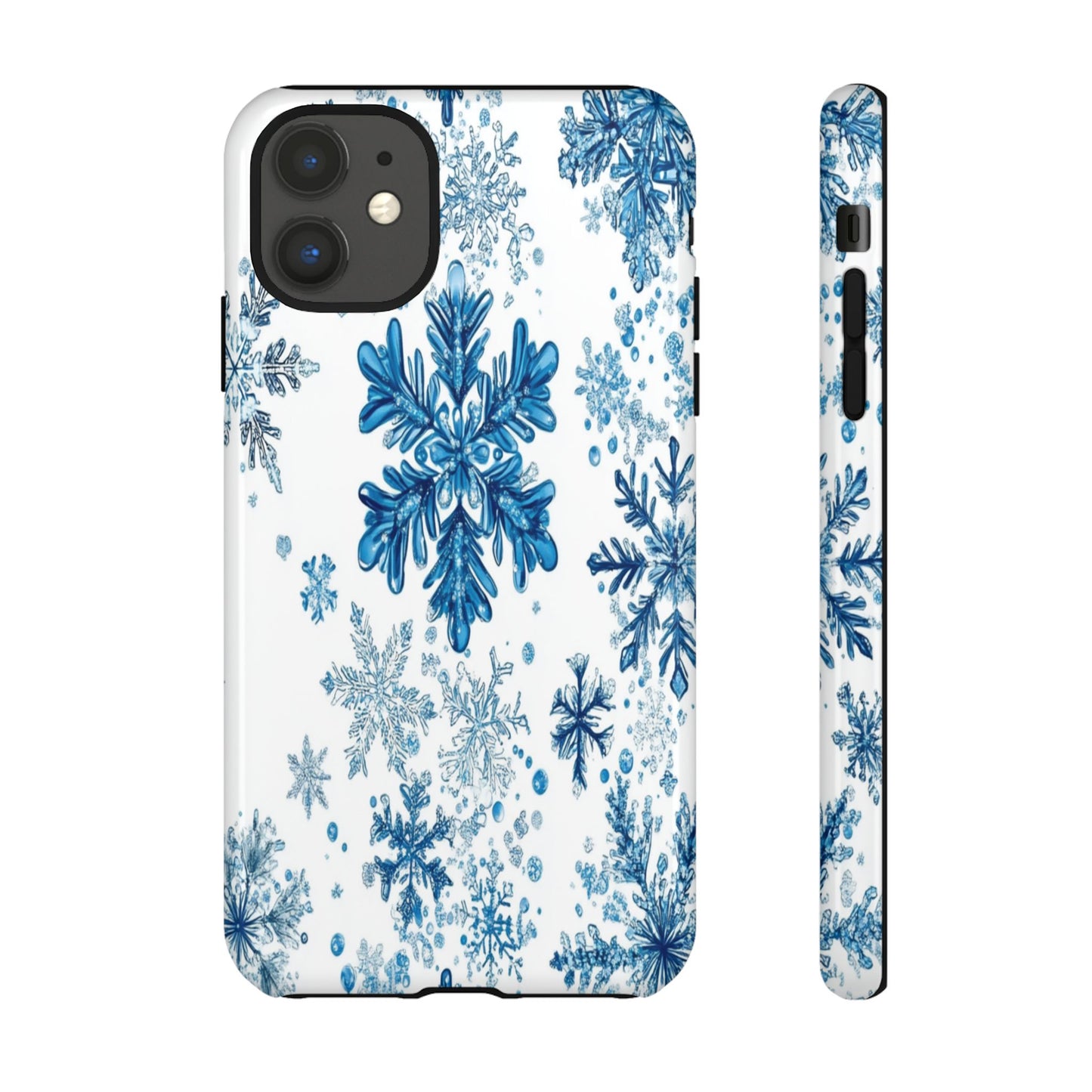 Blue Snowflake Phone Case