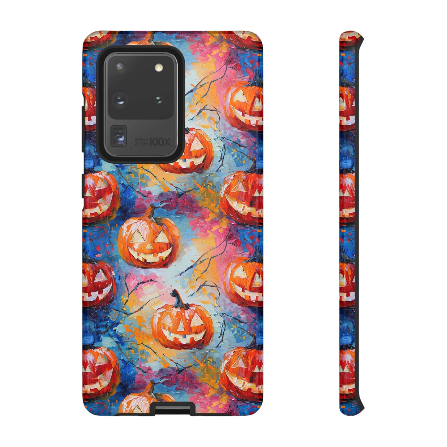 Abstract Jack-O-Lantern Phone Case