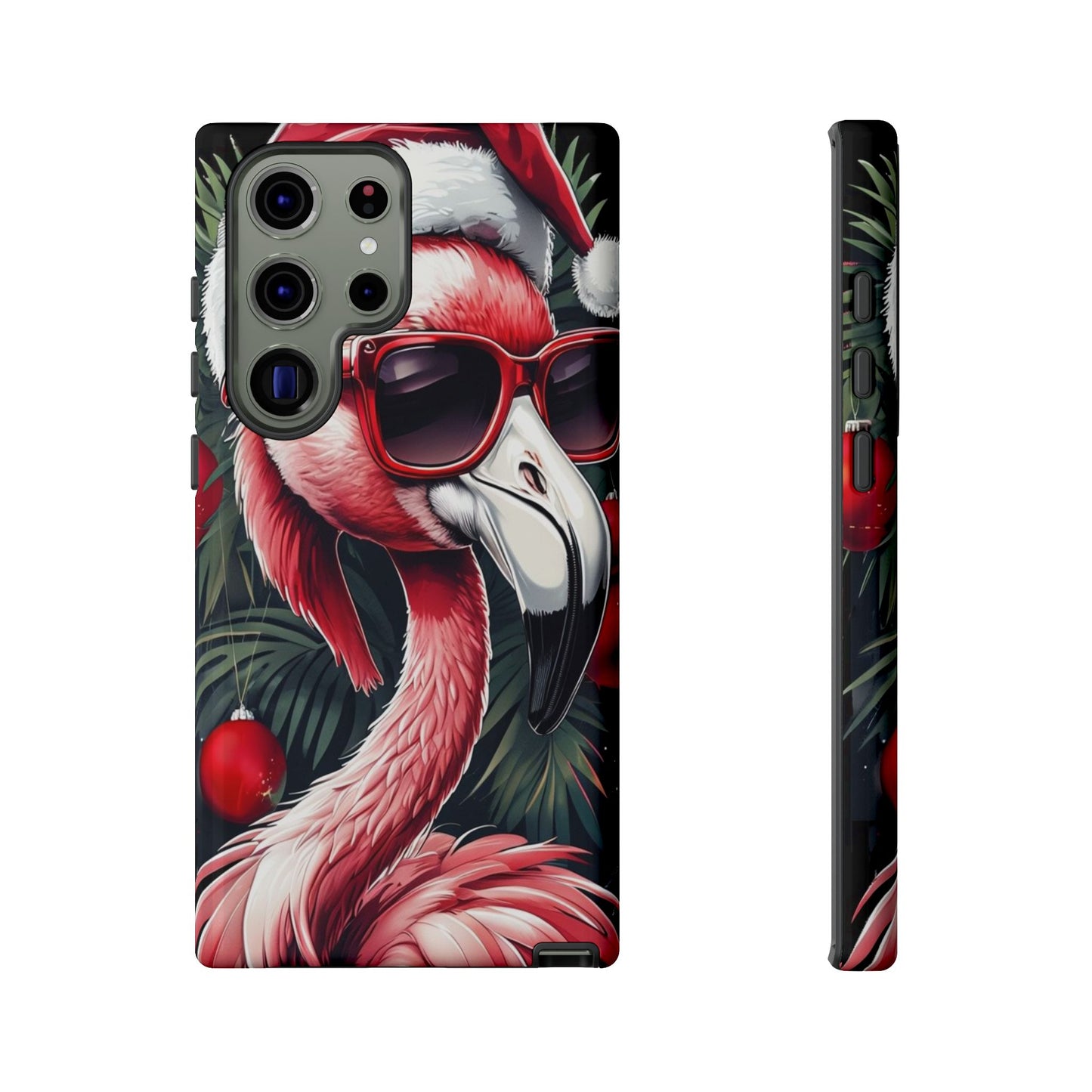 Festive Flamingo Holiday Phone Case