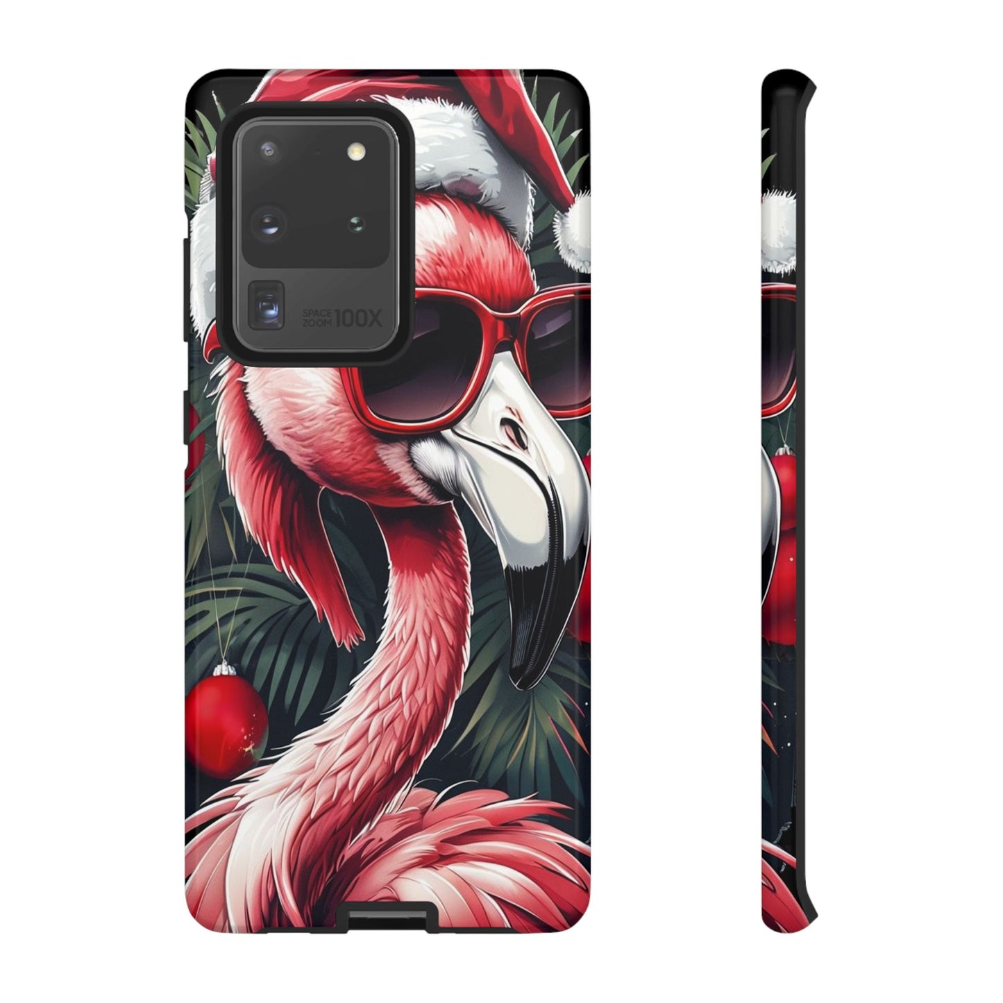 Festive Flamingo Holiday Phone Case