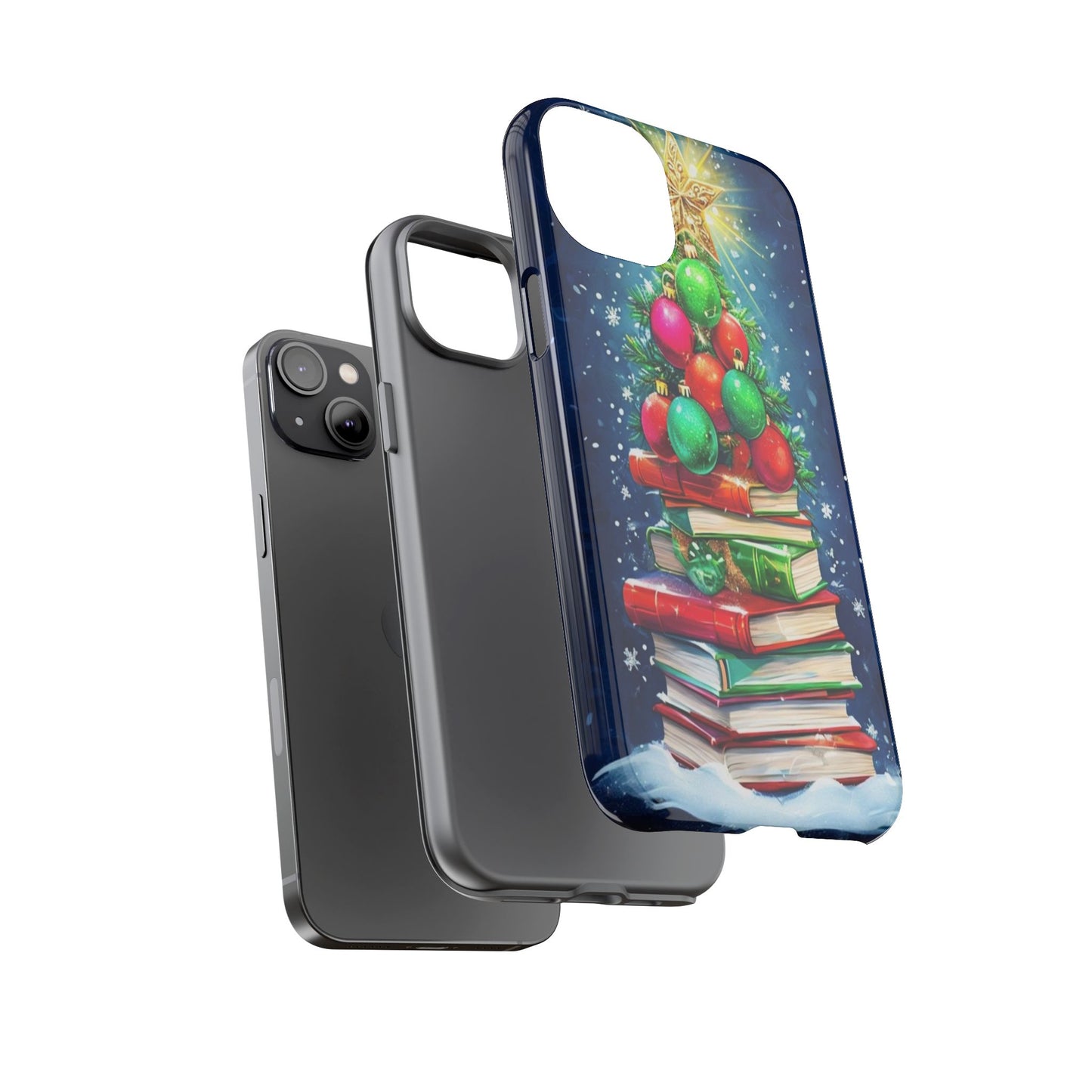 Cute Christmas Books Phone Case