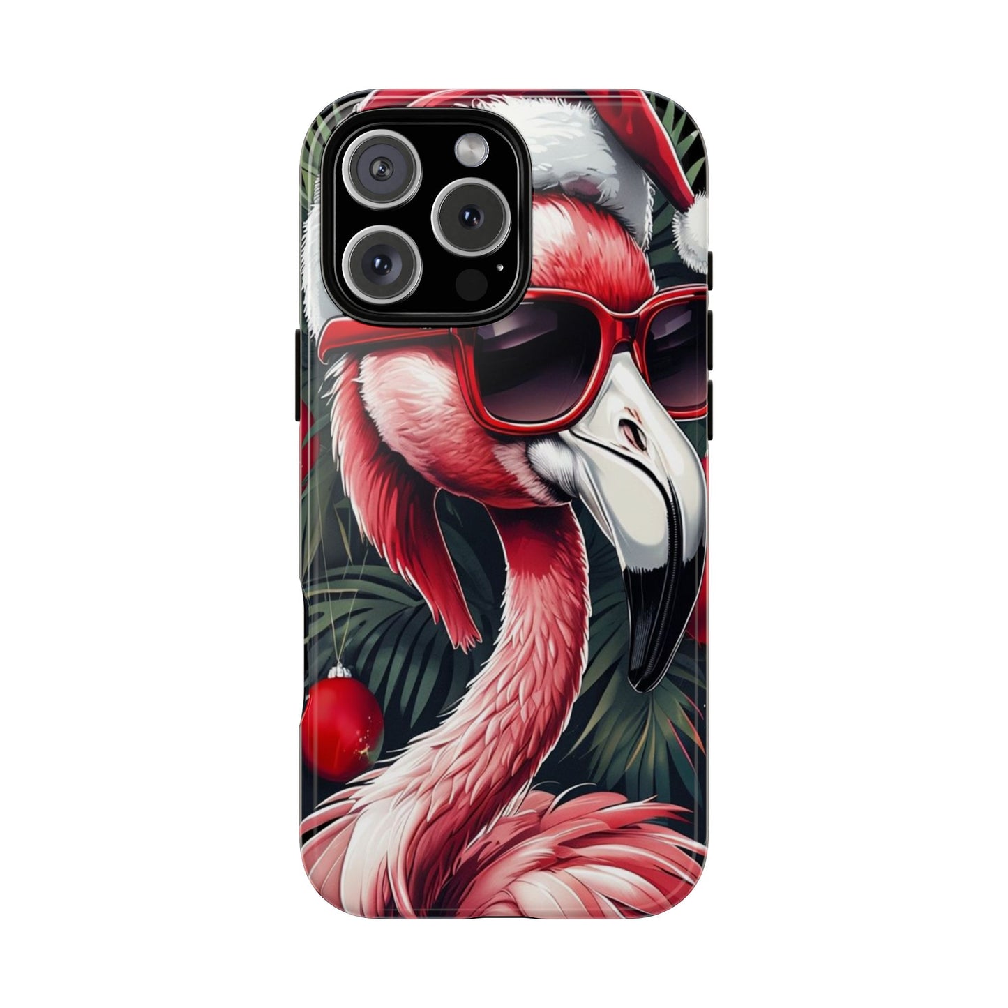 Festive Flamingo Holiday Phone Case