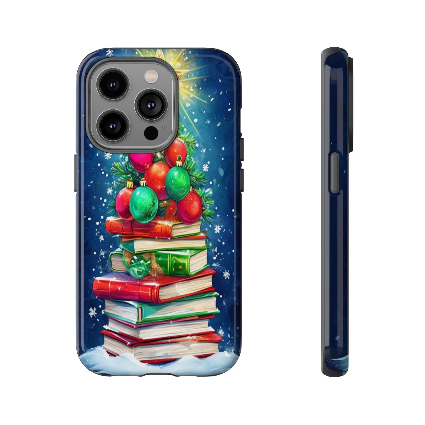 Cute Christmas Books Phone Case