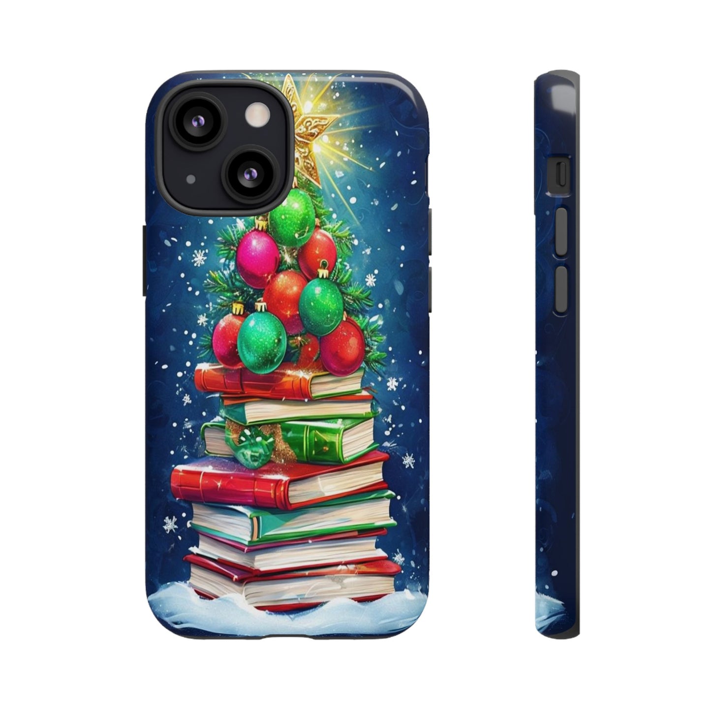 Cute Christmas Books Phone Case