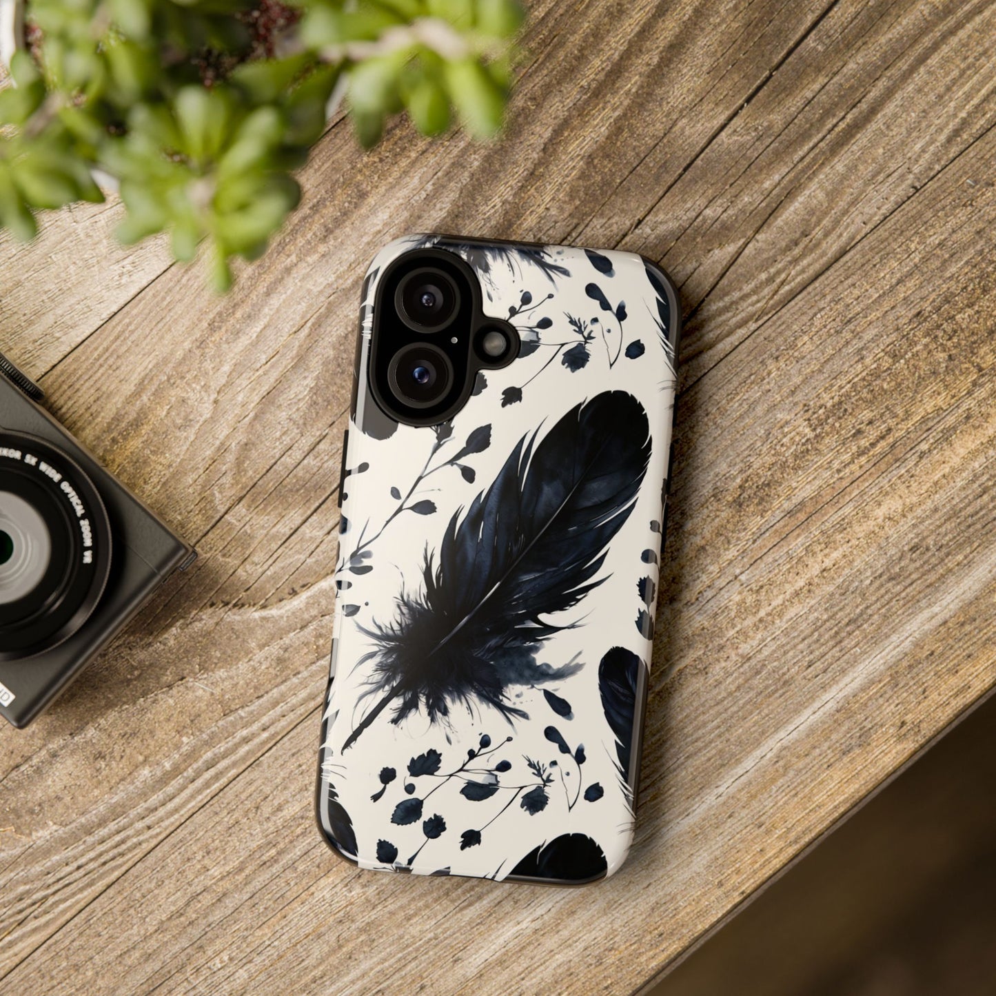 Raven Feather Phone Case