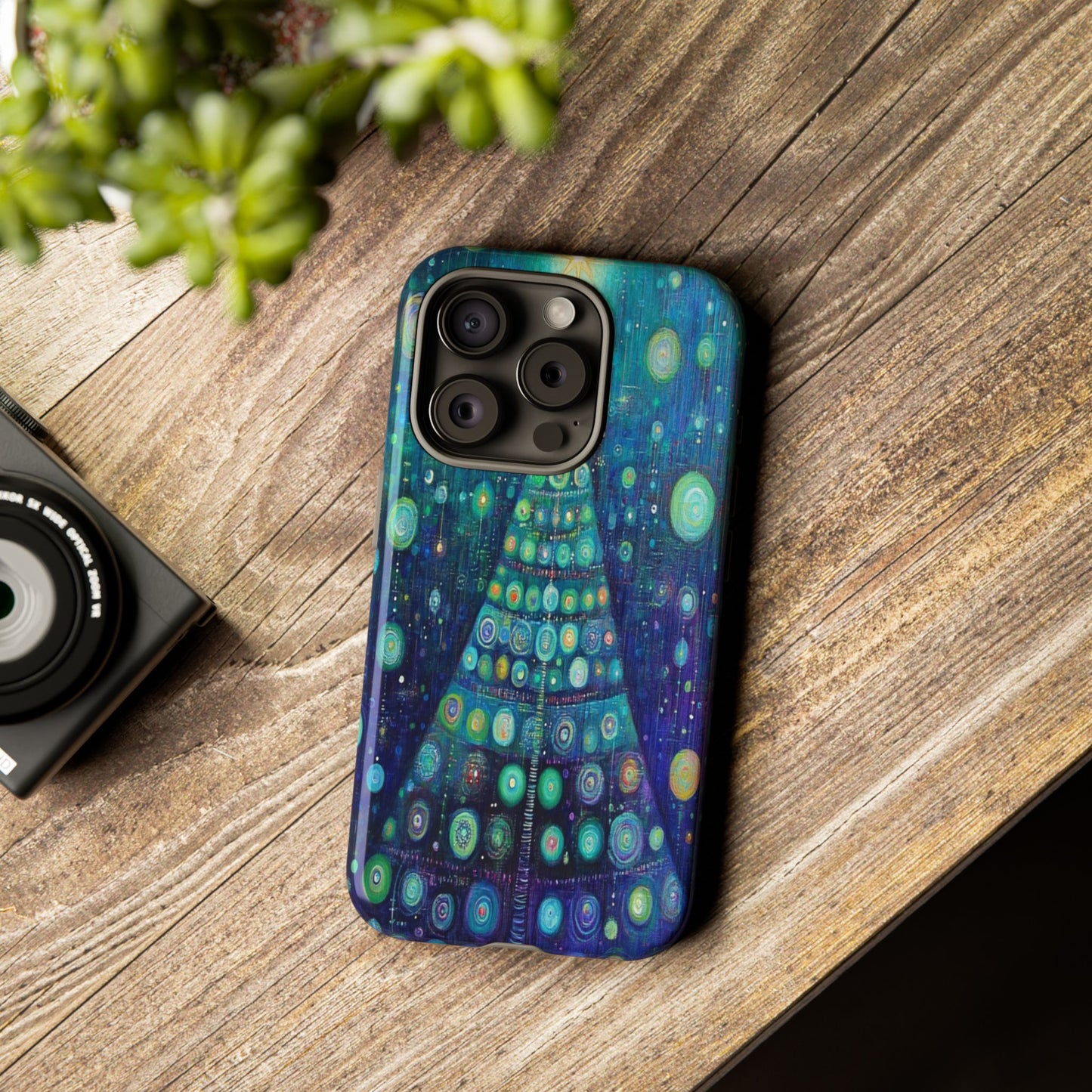 Phone Case - Beautiful Abstract Christmas Tree Design