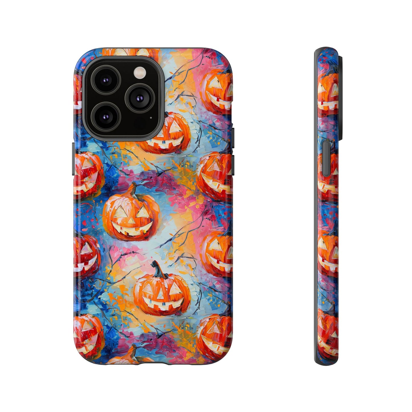 Abstract Jack-O-Lantern Phone Case