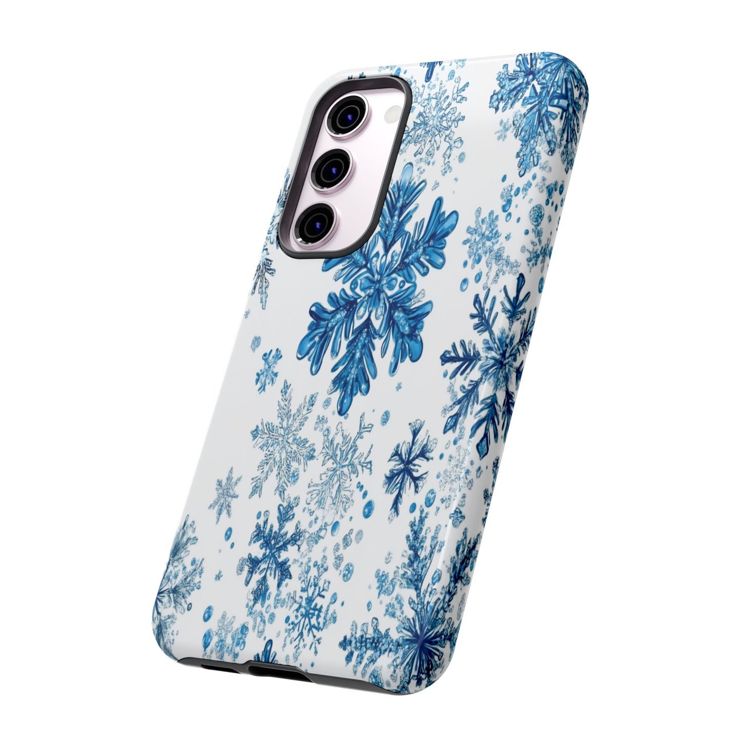 Blue Snowflake Phone Case