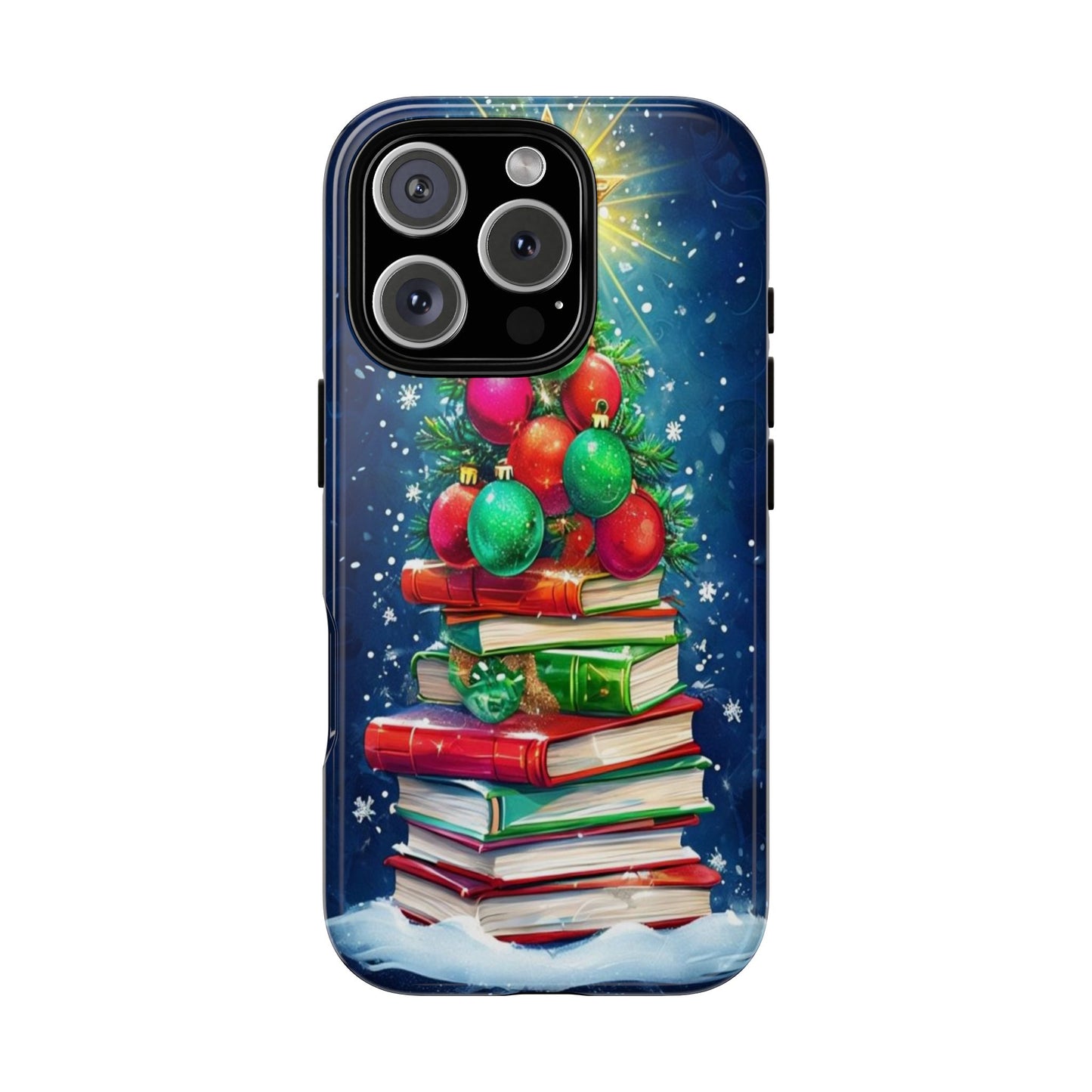 Cute Christmas Books Phone Case