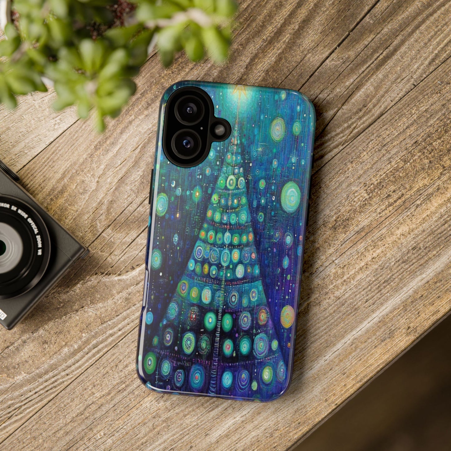 Phone Case - Beautiful Abstract Christmas Tree Design