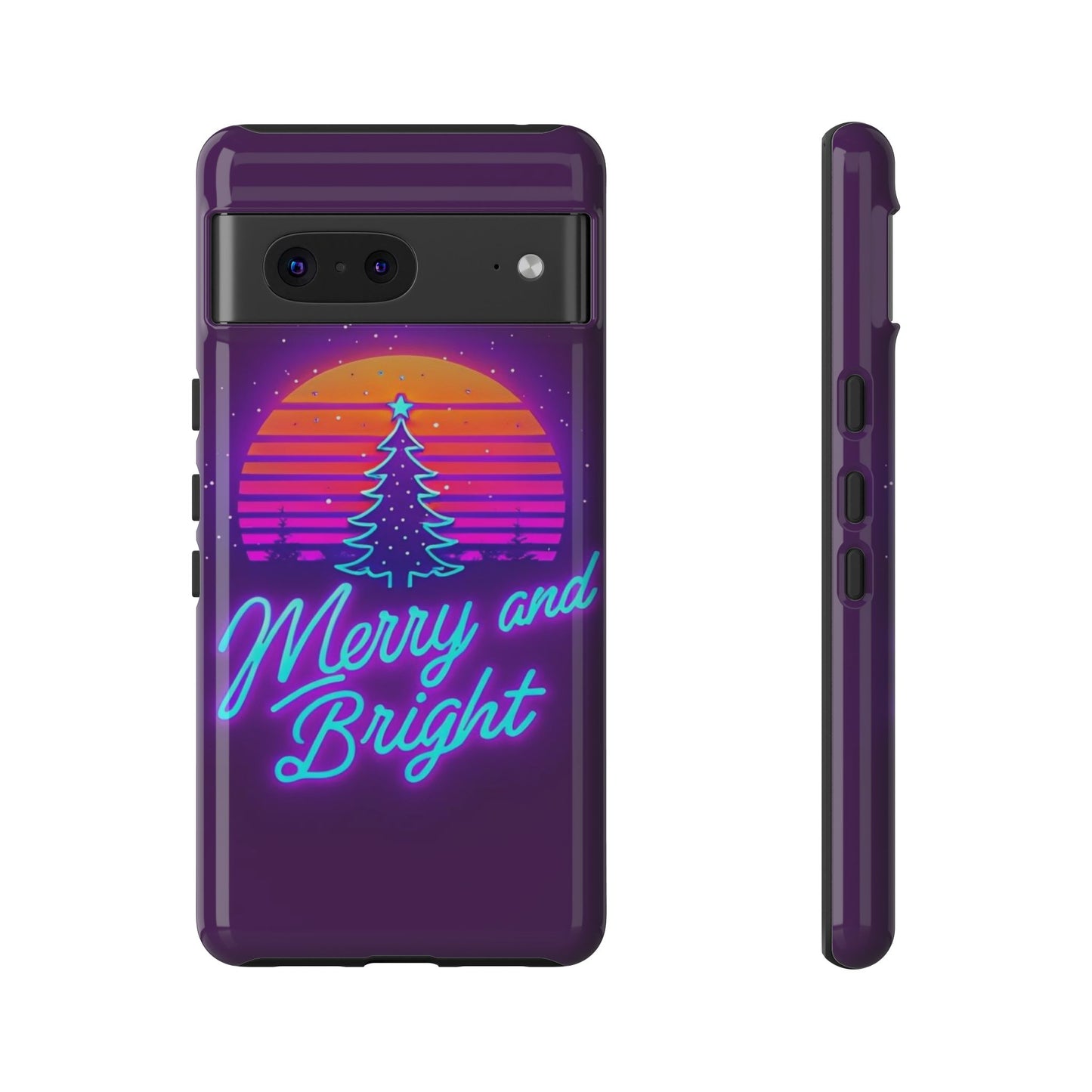 Merry and Bright Neon Phone Case