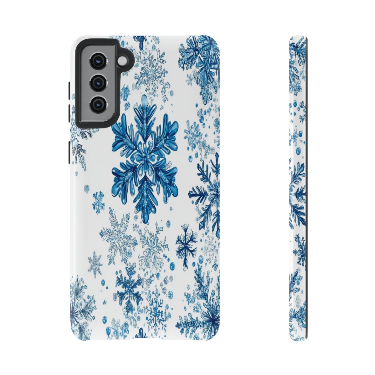 Blue Snowflake Phone Case