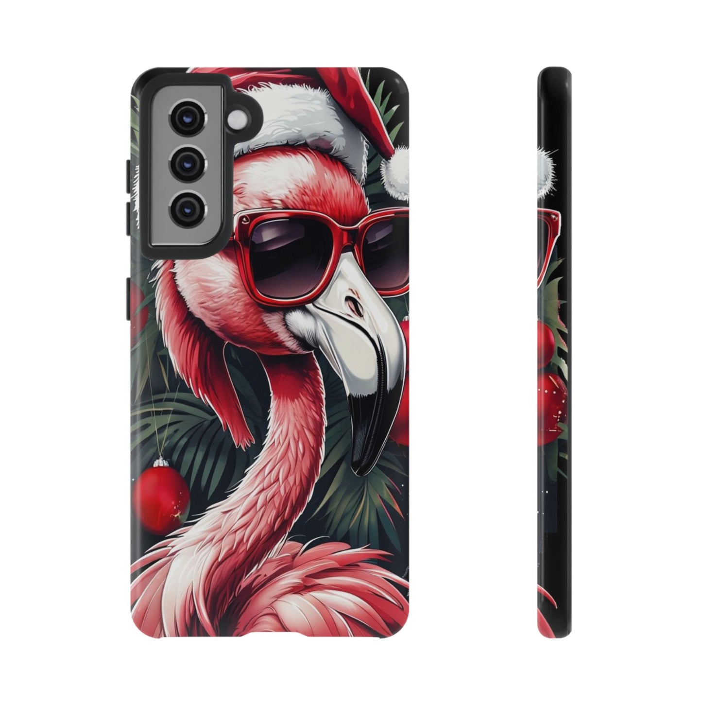 Festive Flamingo Holiday Phone Case