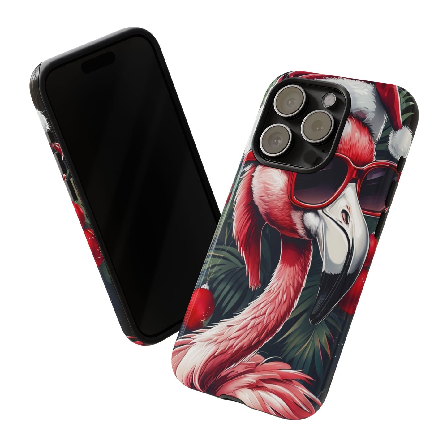 Festive Flamingo Holiday Phone Case