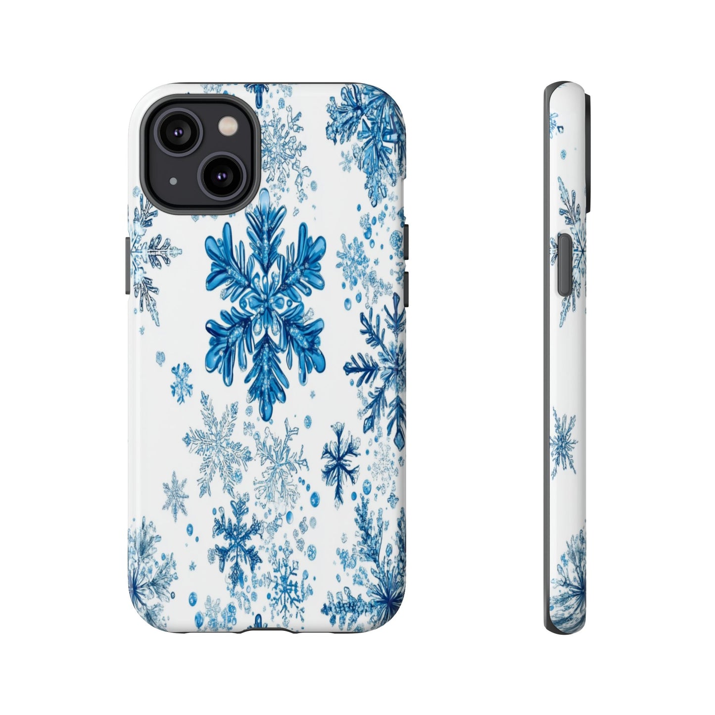 Blue Snowflake Phone Case