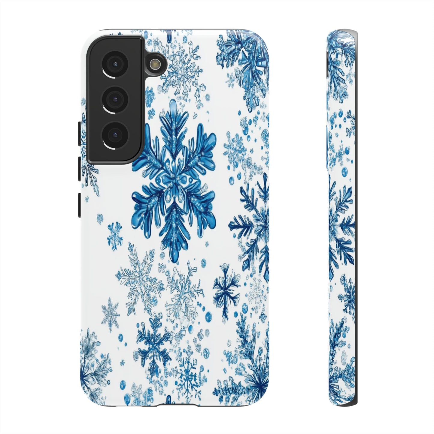 Blue Snowflake Phone Case