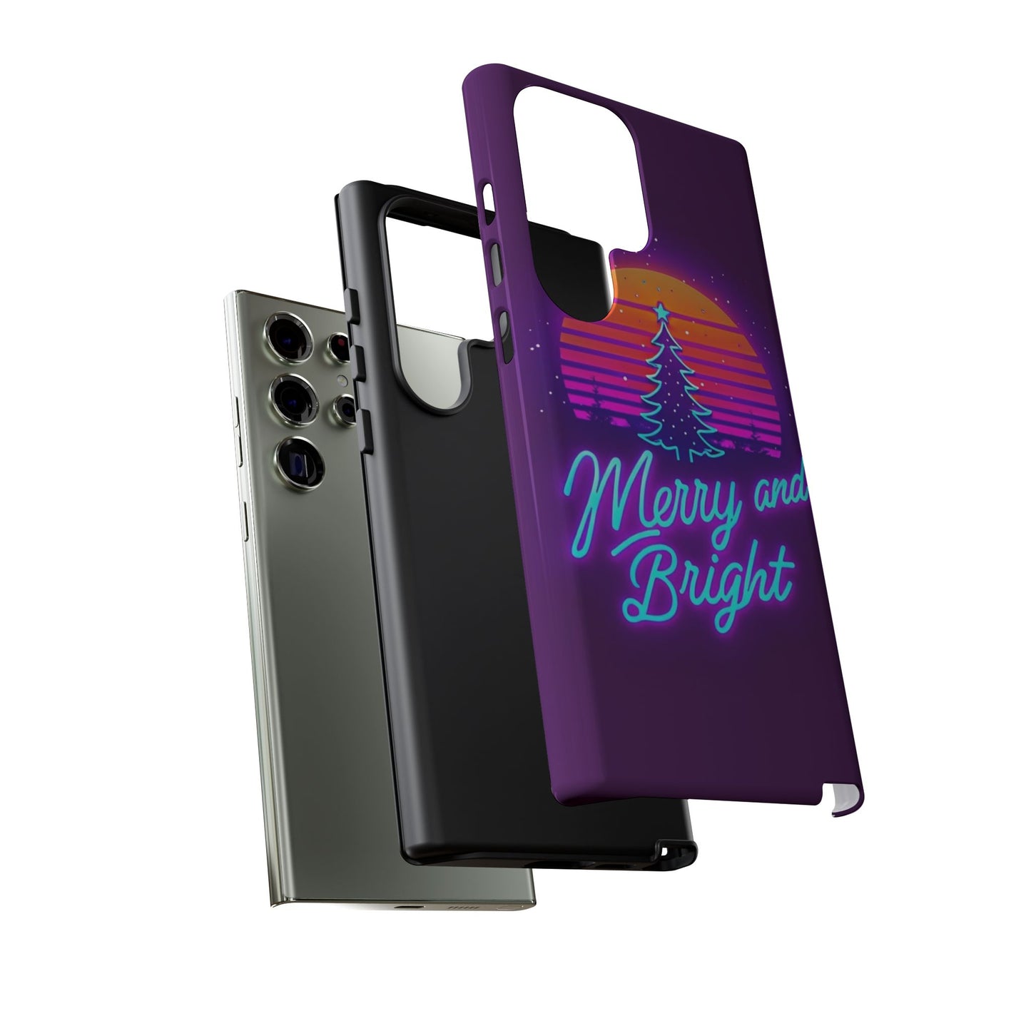 Merry and Bright Neon Phone Case