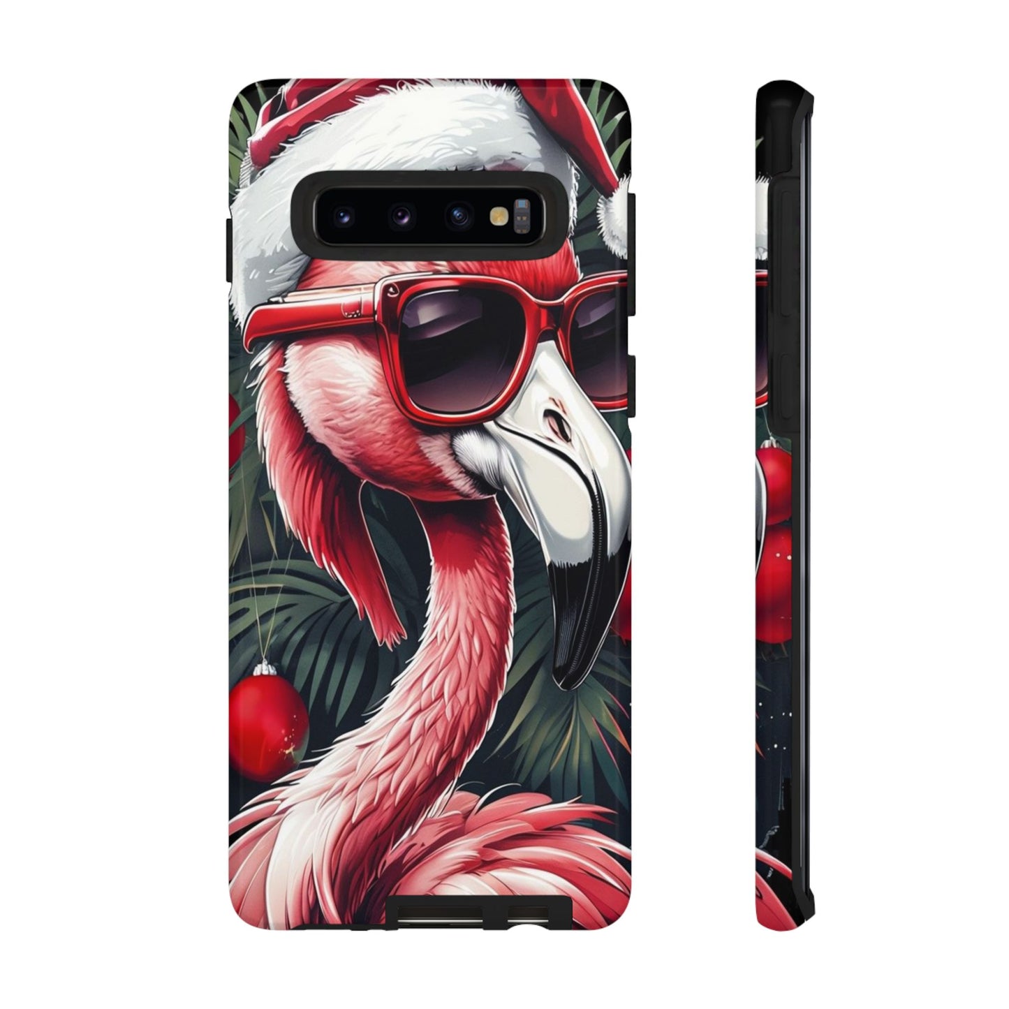 Festive Flamingo Holiday Phone Case