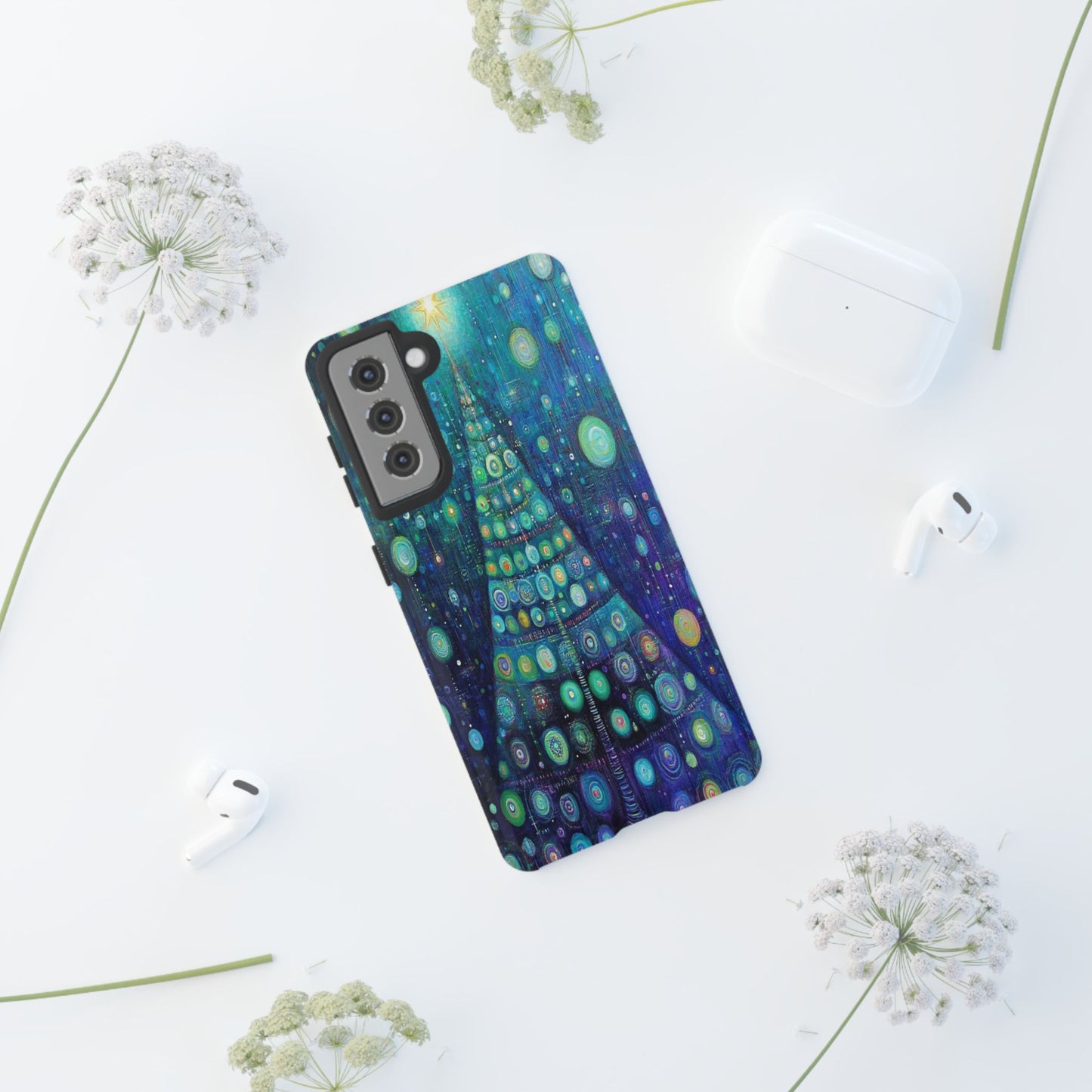 Phone Case - Beautiful Abstract Christmas Tree Design