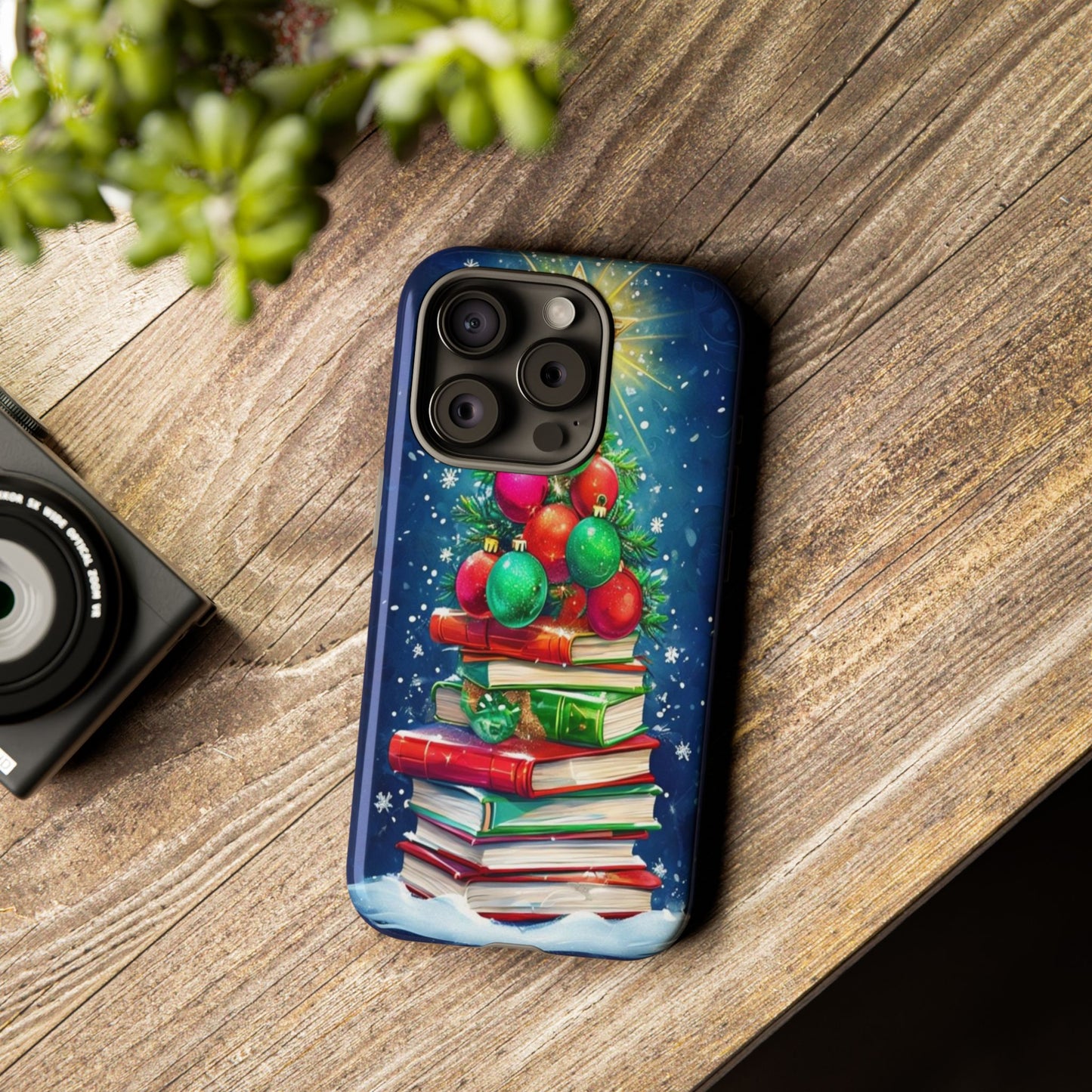 Cute Christmas Books Phone Case