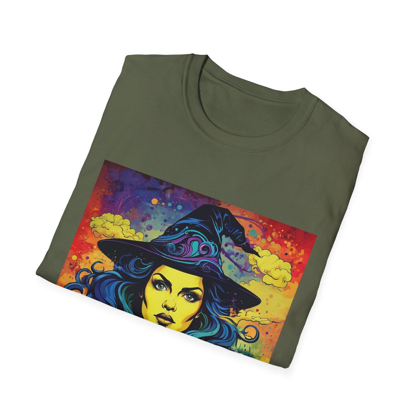 Psychedelic Witch Unisex Softstyle T-Shirt