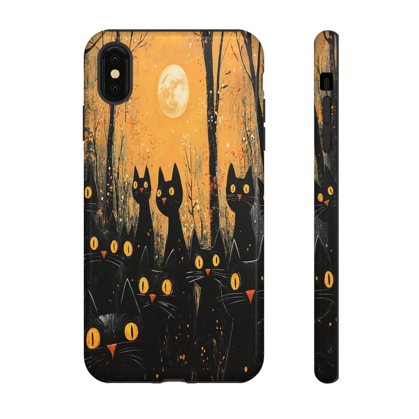 Midnight Whiskers Phone Case