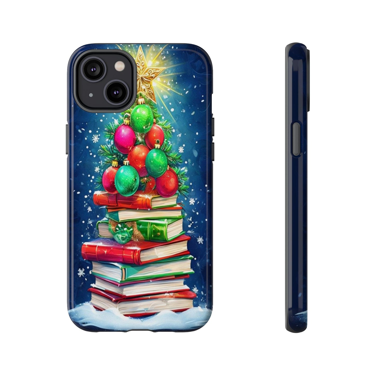 Cute Christmas Books Phone Case