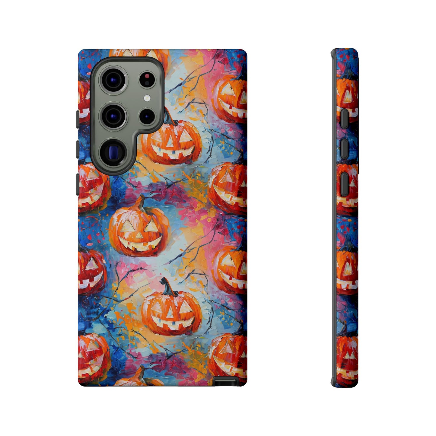 Abstract Jack-O-Lantern Phone Case