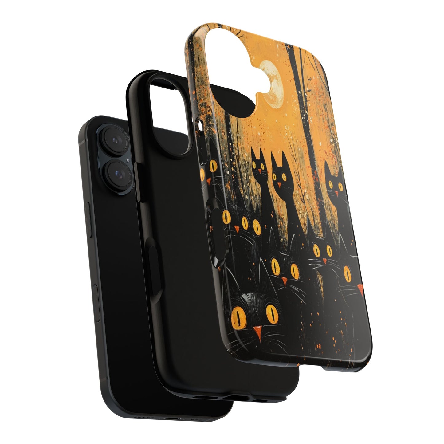 Midnight Whiskers Phone Case